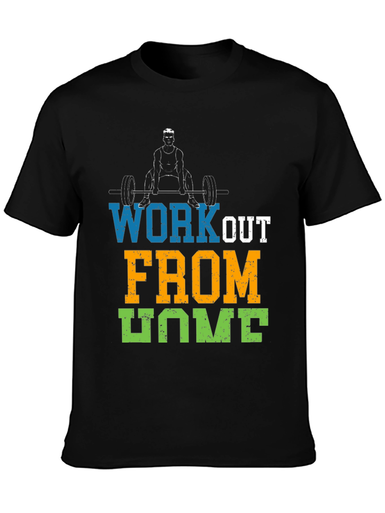Workout From Home Graphic Tee