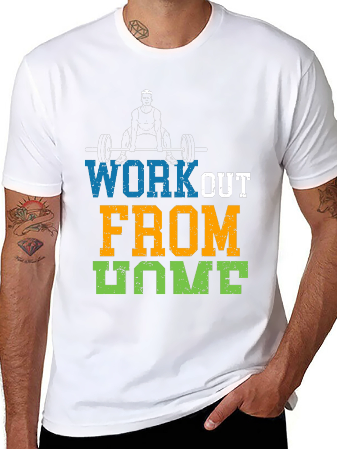 Workout From Home Graphic Tee