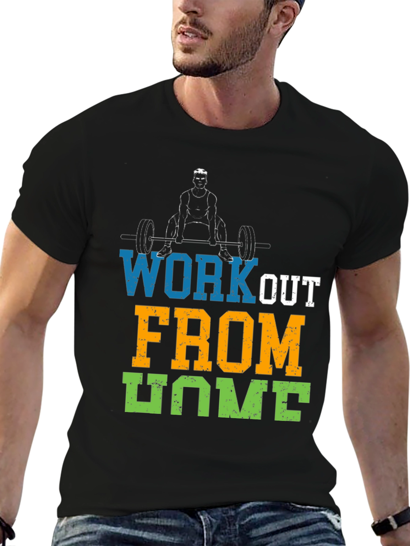 Workout From Home Graphic Tee