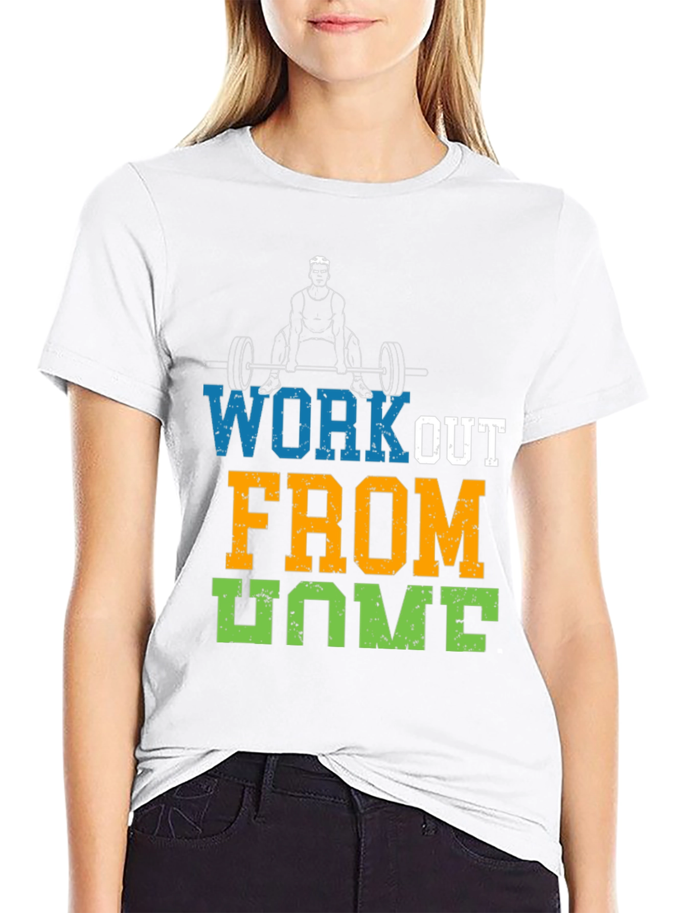 Workout From Home Graphic Tee