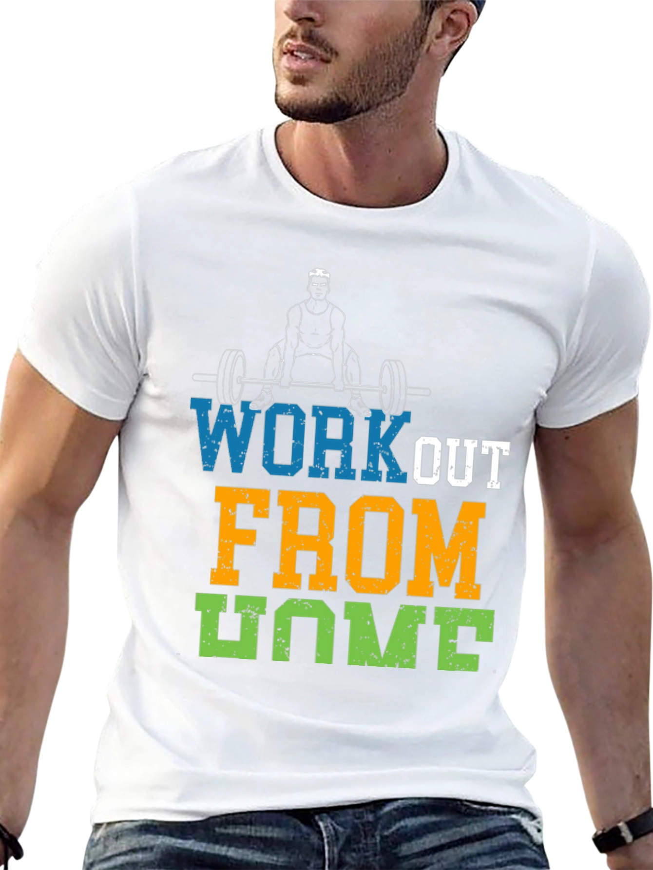 Workout From Home Graphic Tee