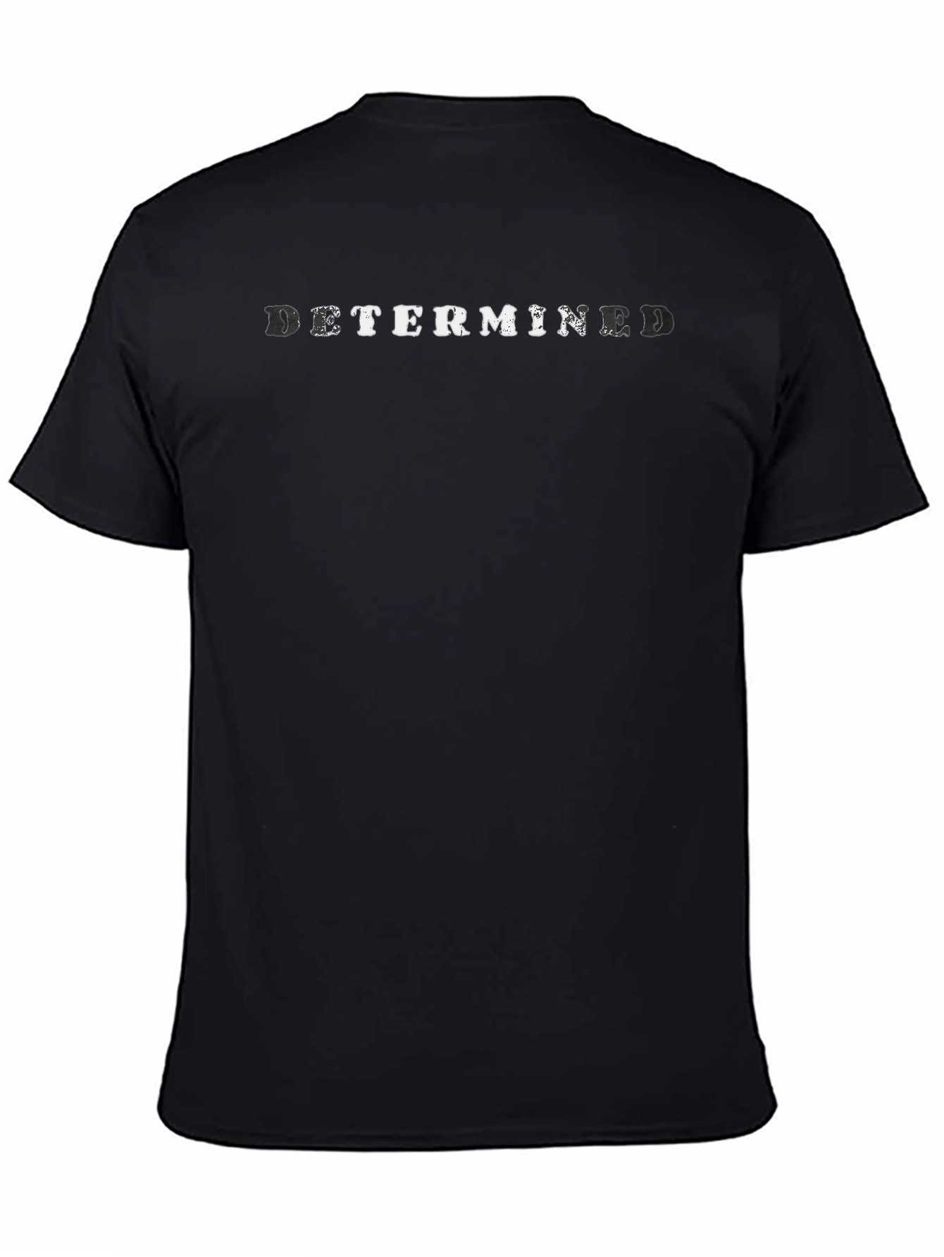 Determined Black Graphic T-Shirt