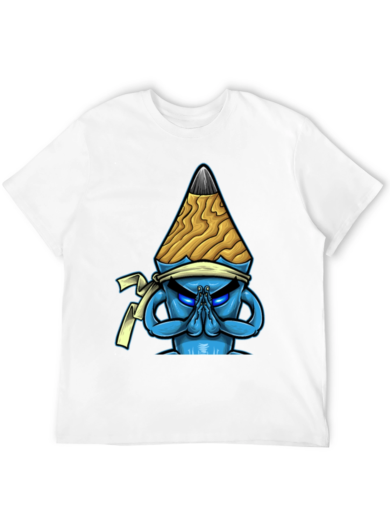 Pencil Ninja Graphic T-Shirt - Black