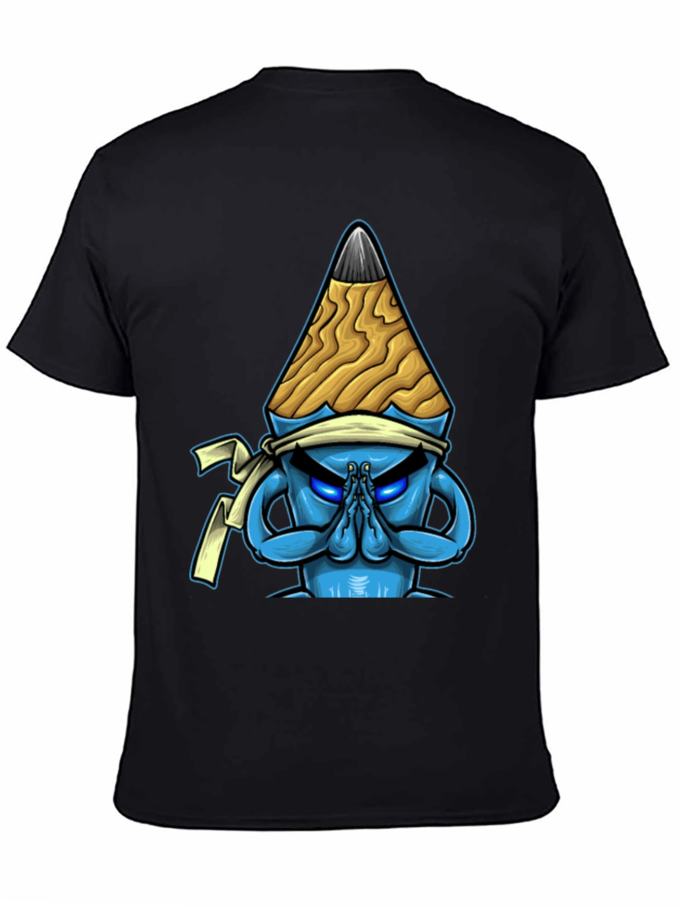 Pencil Ninja Graphic T-Shirt - Black