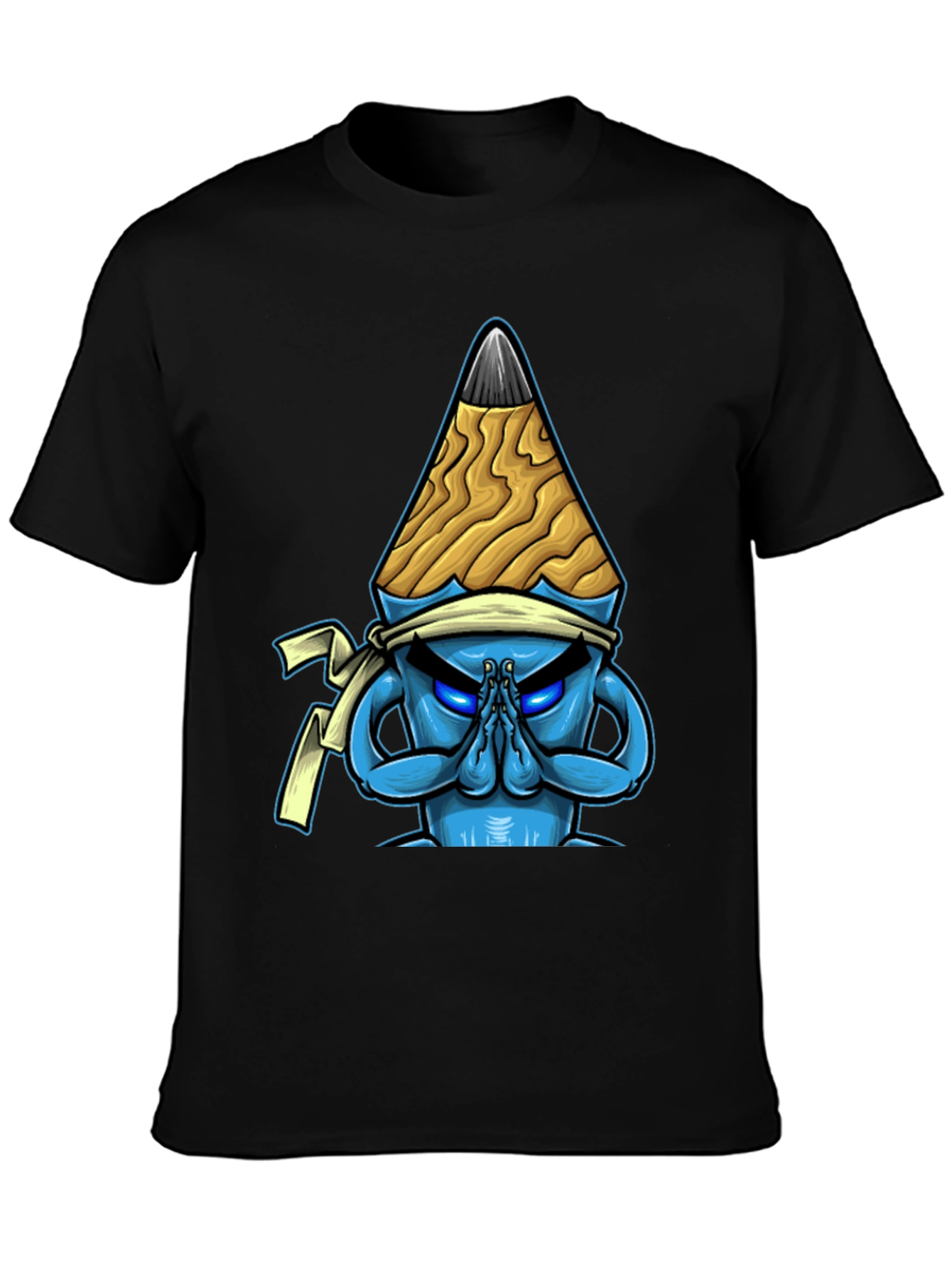 Pencil Ninja Graphic T-Shirt - Black