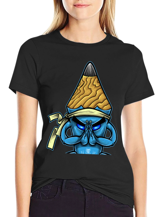 Pencil Ninja Graphic T-Shirt - Black
