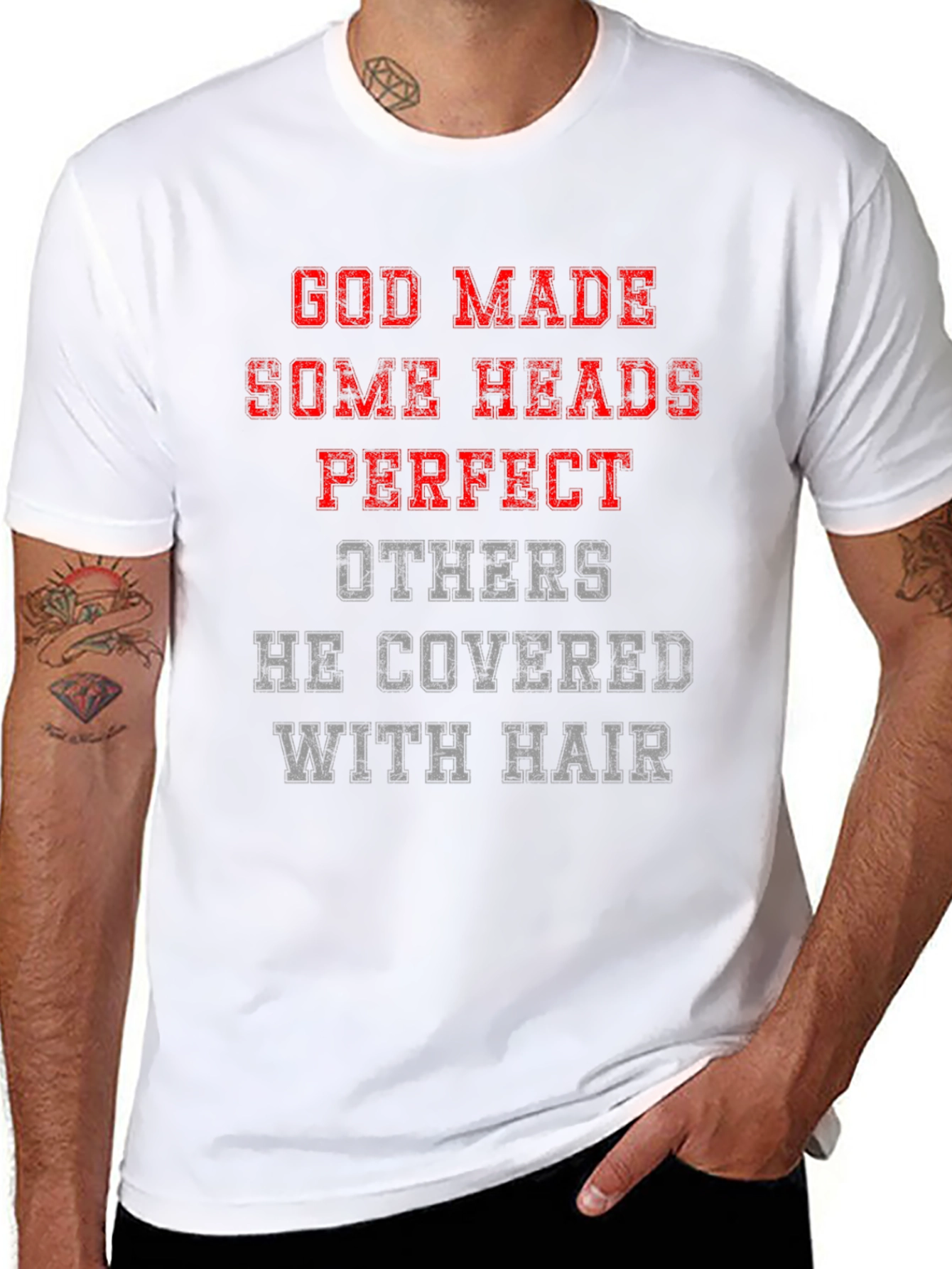 Funny God Made Some Heads T-Shirt