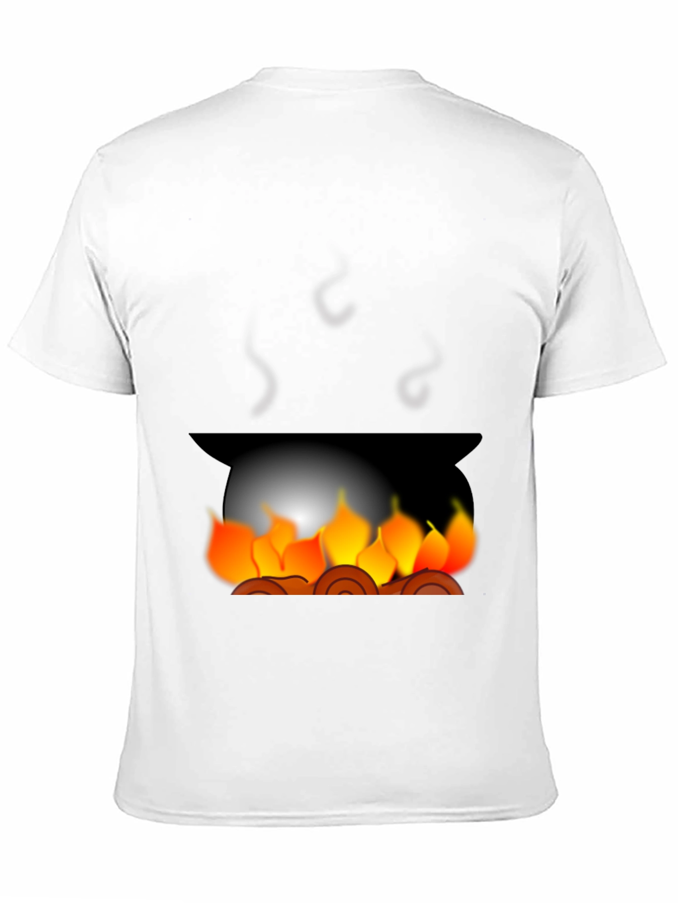 Campfire Graphic Tee - Cozy Black T-Shirt