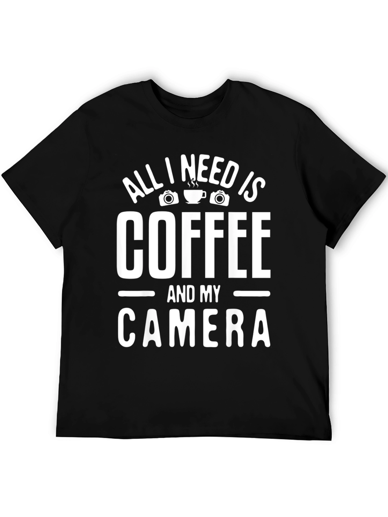 Coffee & Camera T-Shirt - Photographers Essential Tee