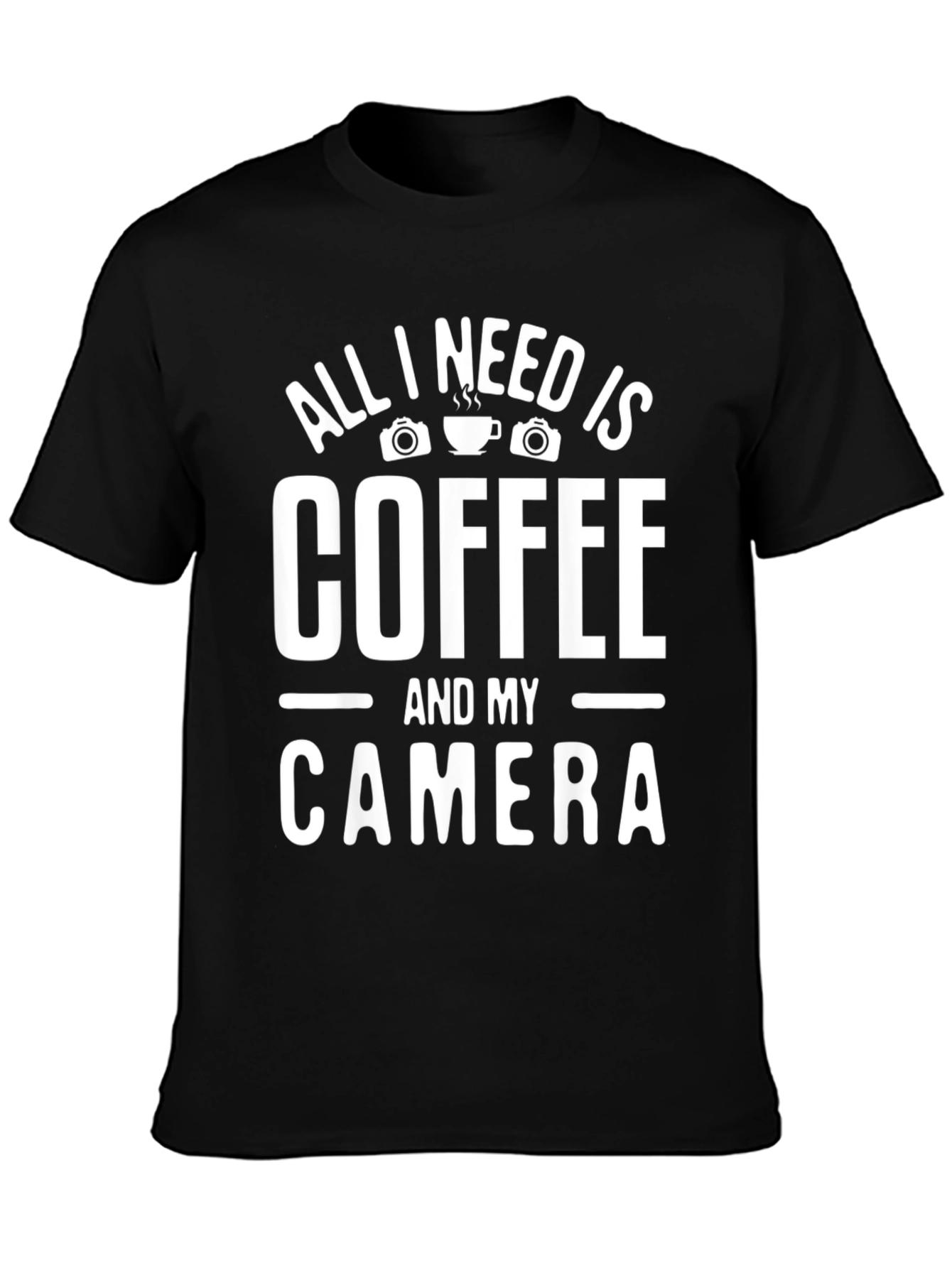 Coffee & Camera T-Shirt - Photographers Essential Tee