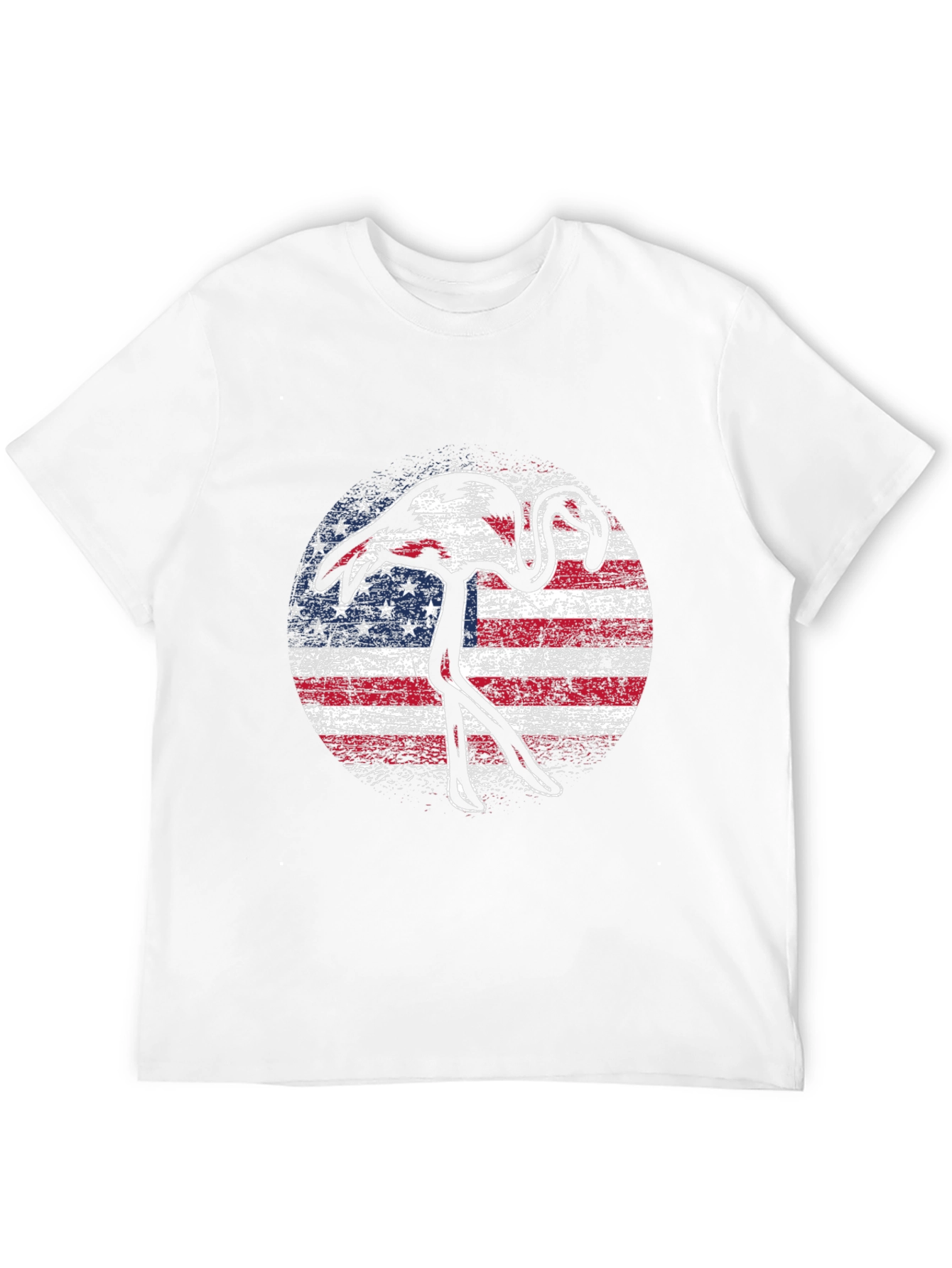 American Flamingo Graphic T-Shirt
