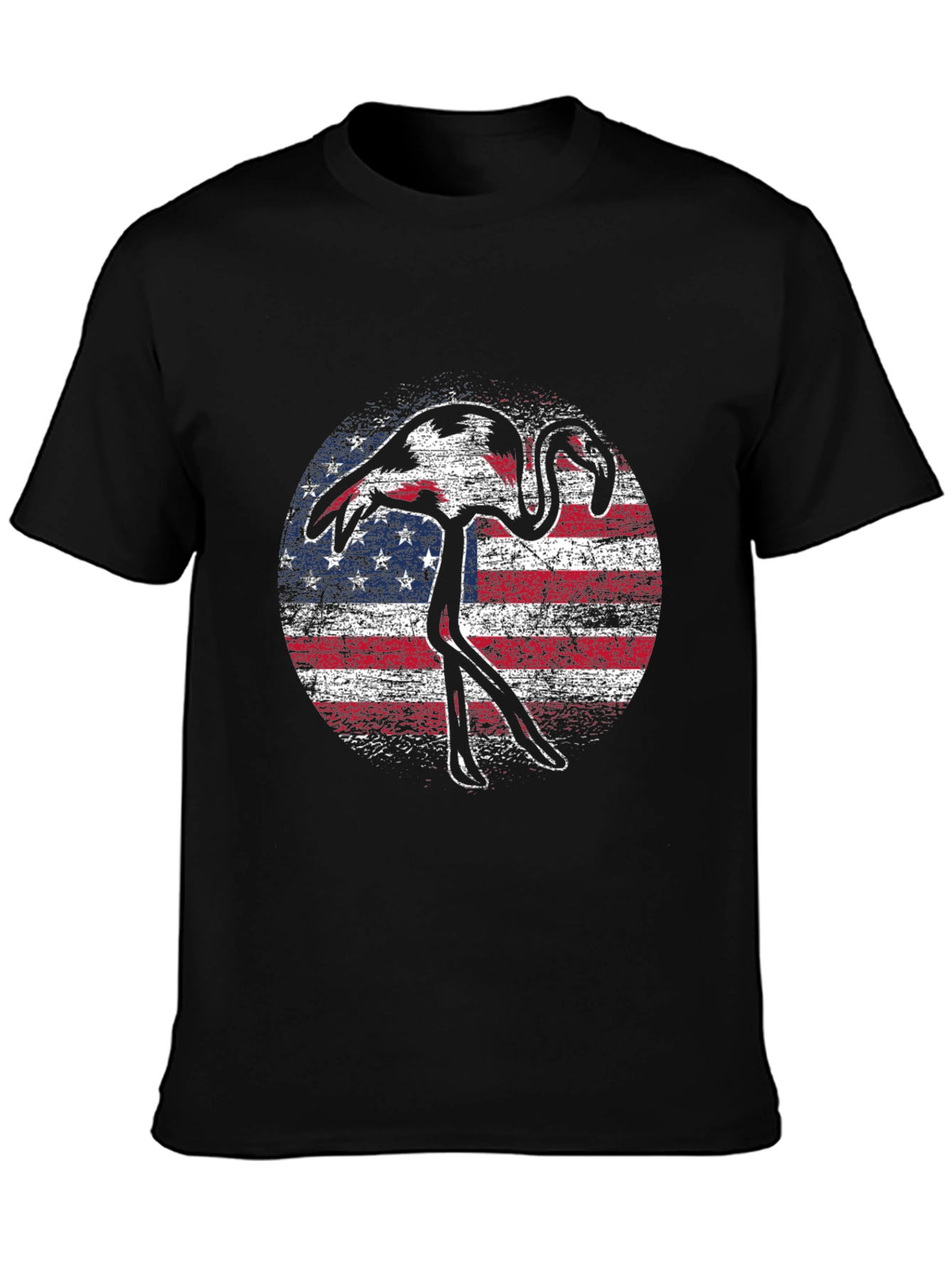 American Flamingo Graphic T-Shirt