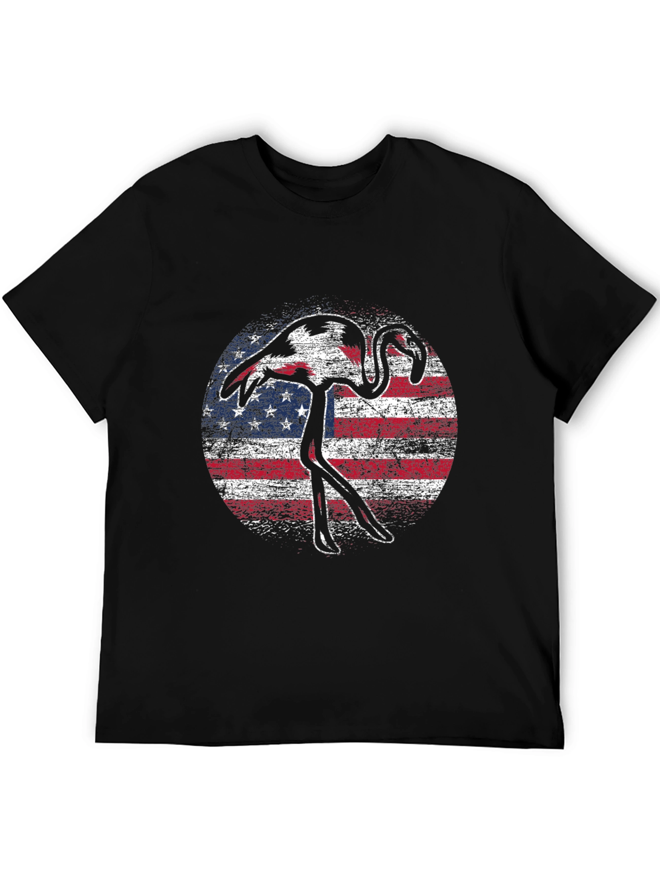American Flamingo Graphic T-Shirt
