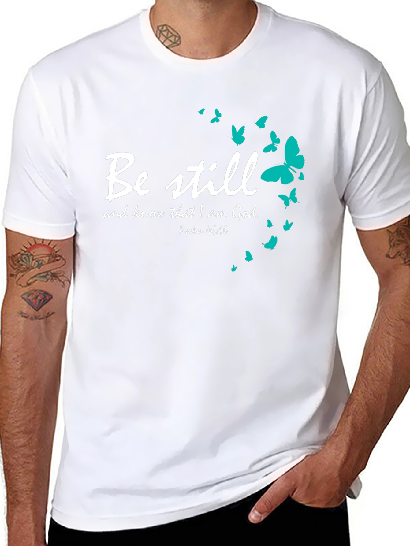 Be Still Butterfly Graphic Tee