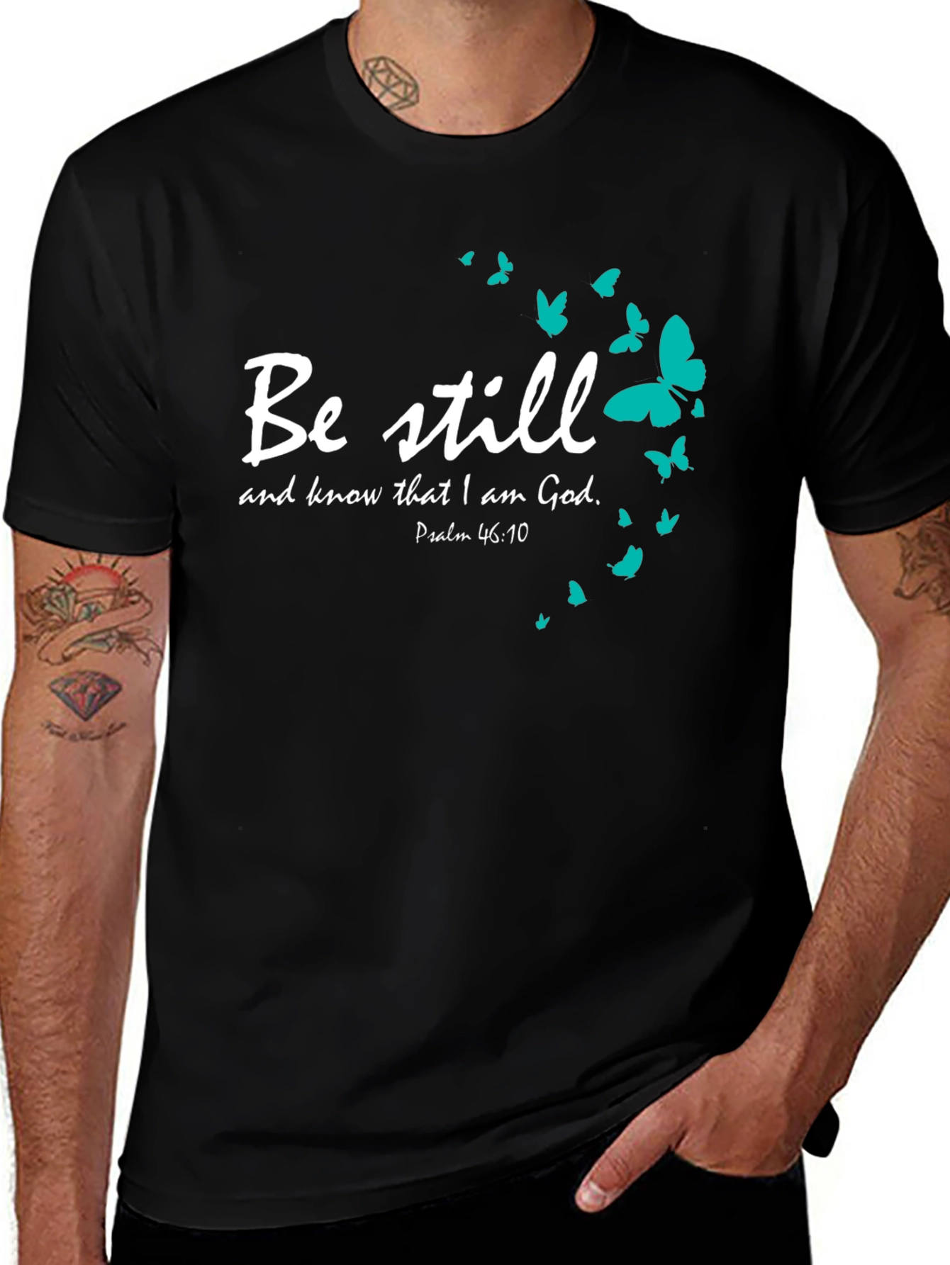 Be Still Butterfly Graphic Tee
