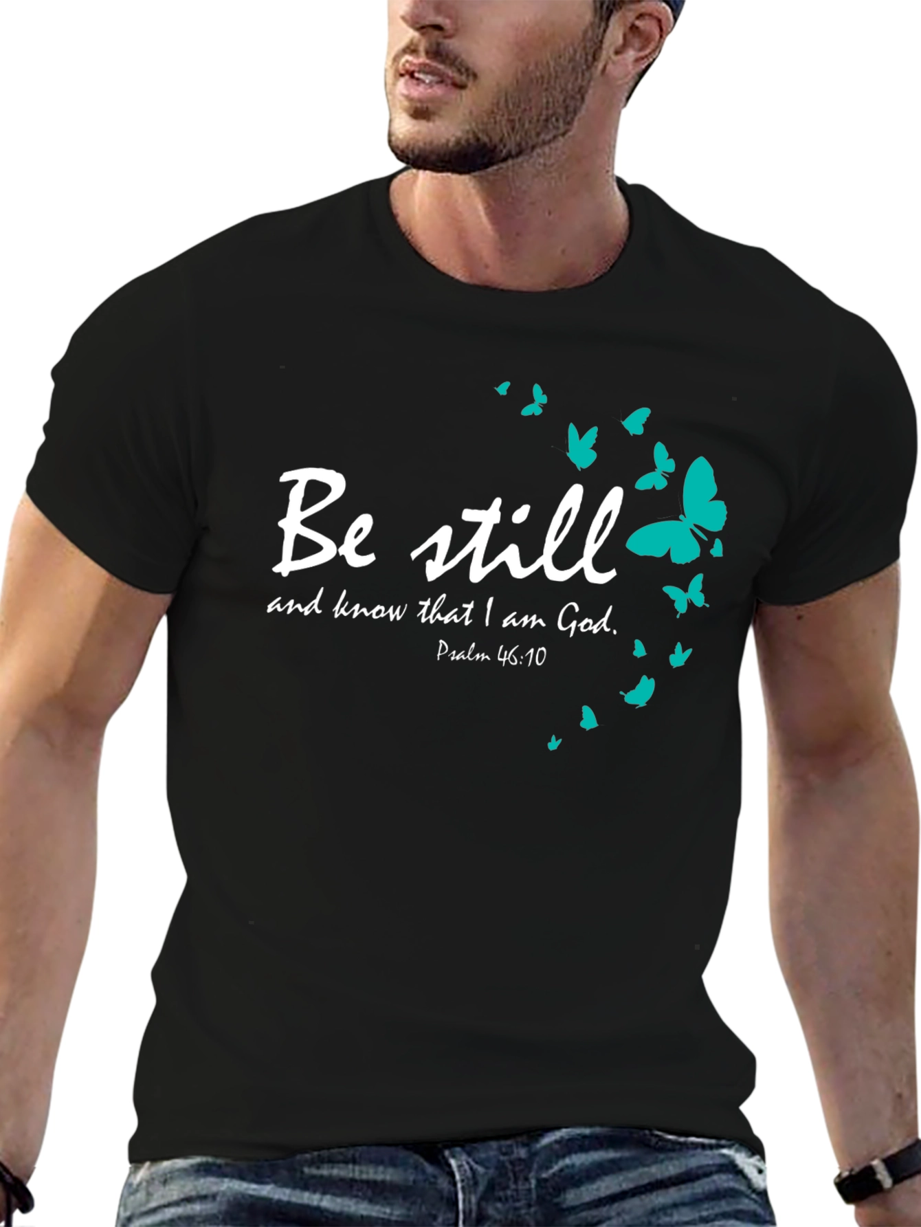 Be Still Butterfly Graphic Tee