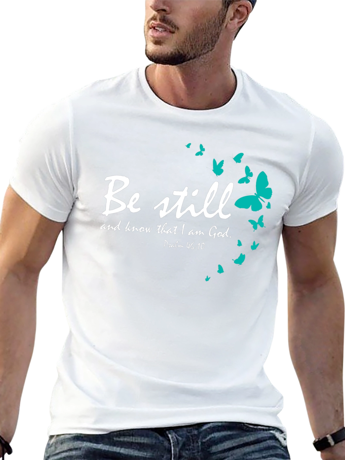 Be Still Butterfly Graphic Tee