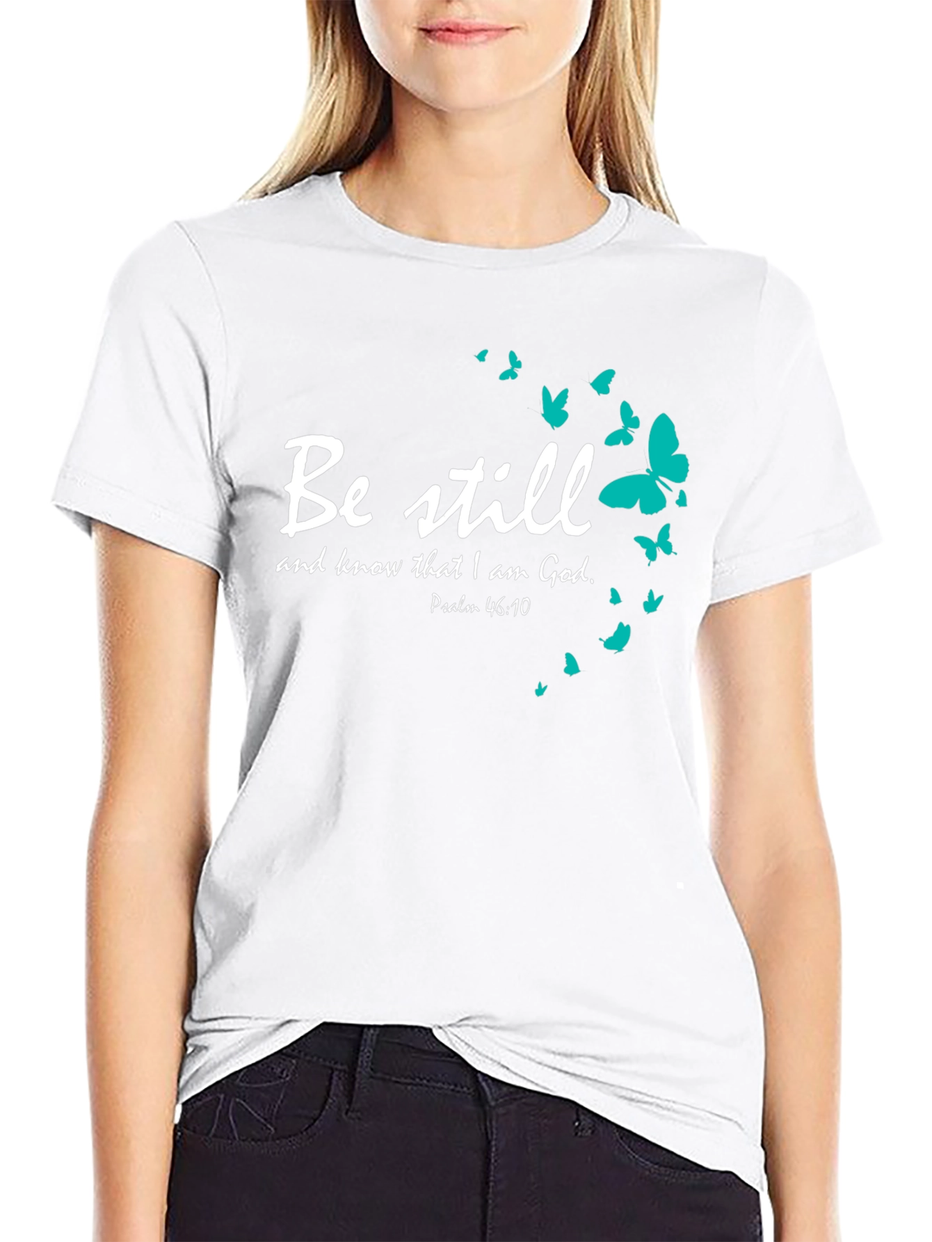 Be Still Butterfly Graphic Tee