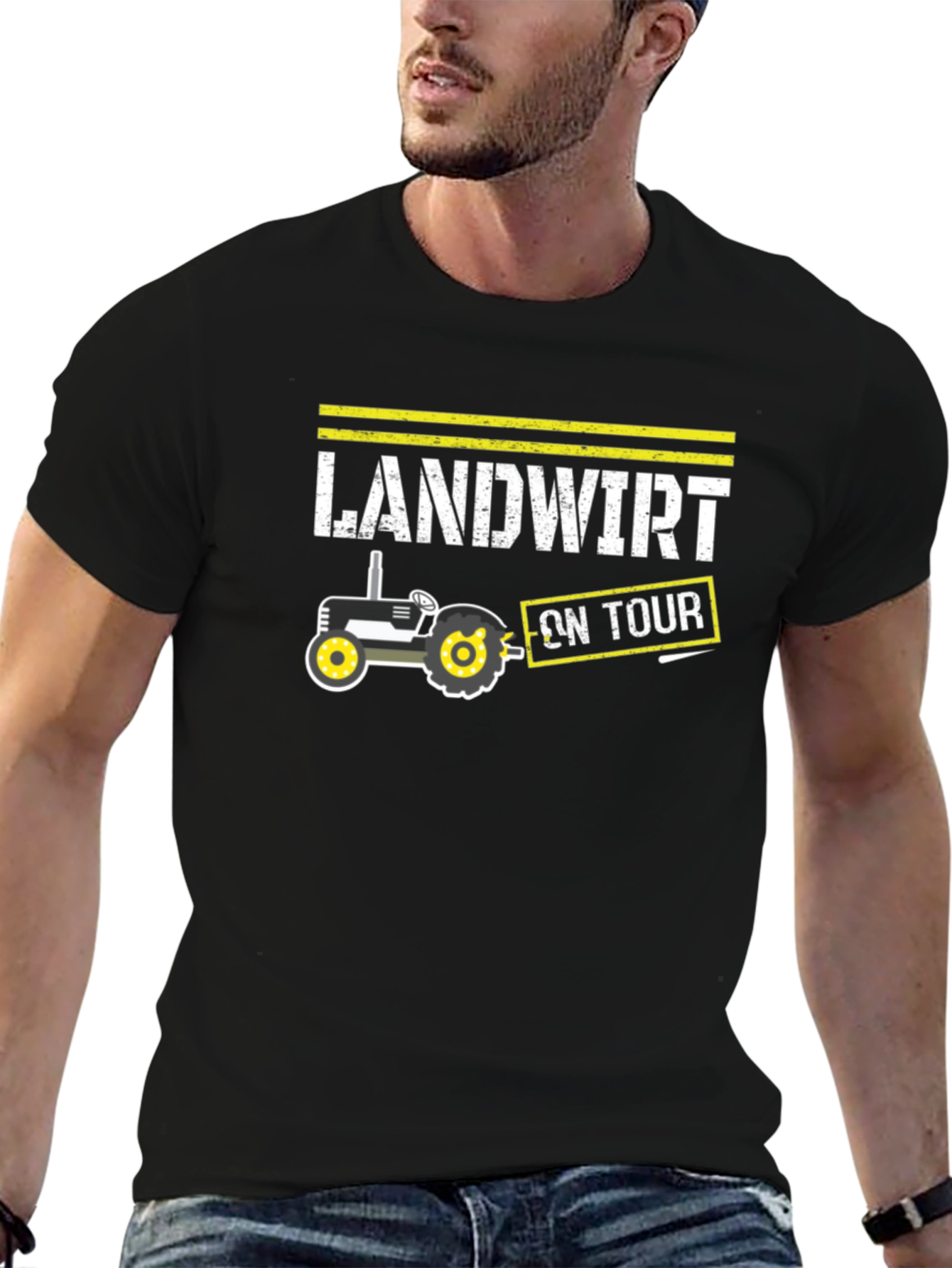 Landwirt On Tour Graphic Tee - Black