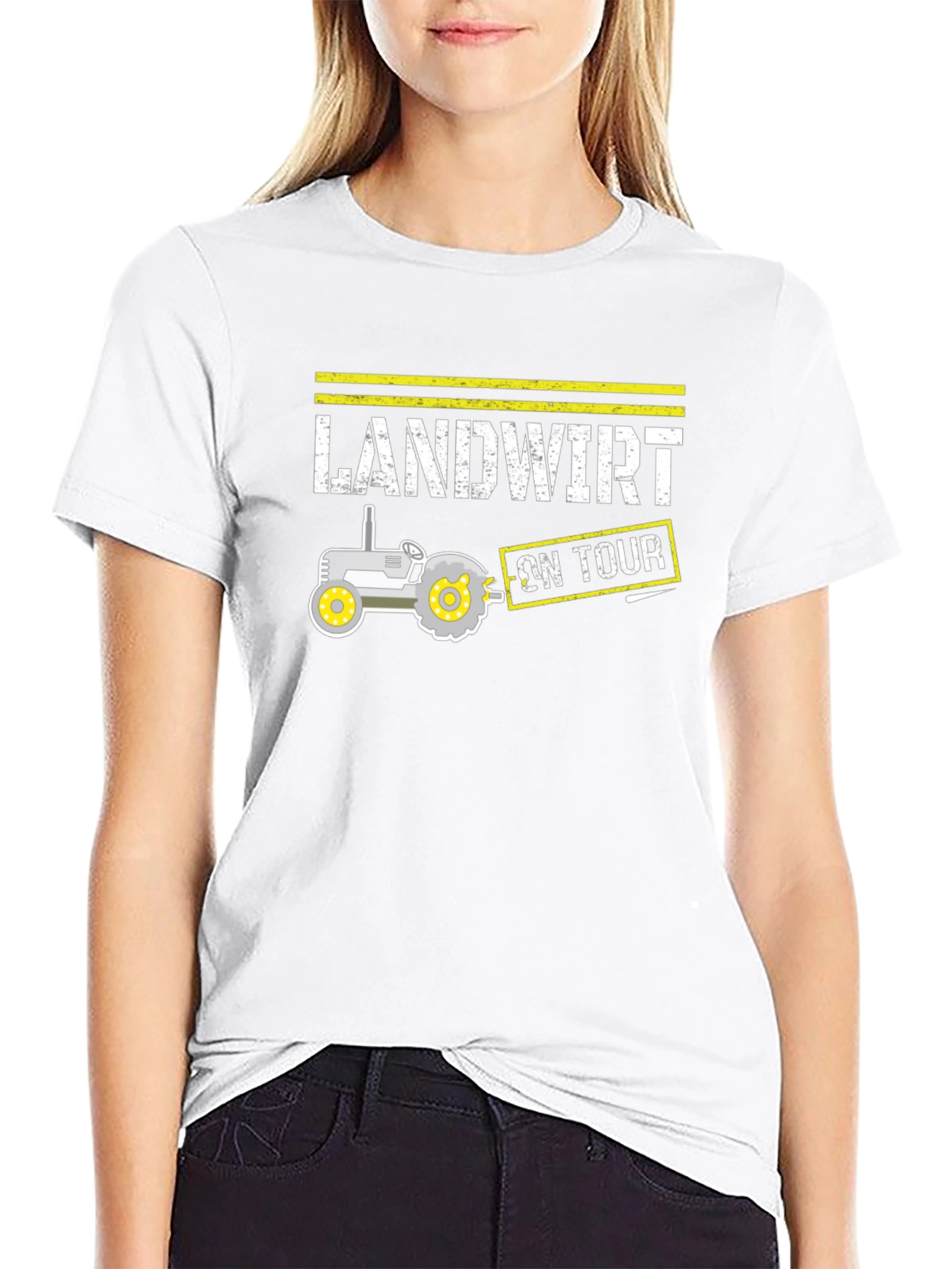 Landwirt On Tour Graphic Tee - Black
