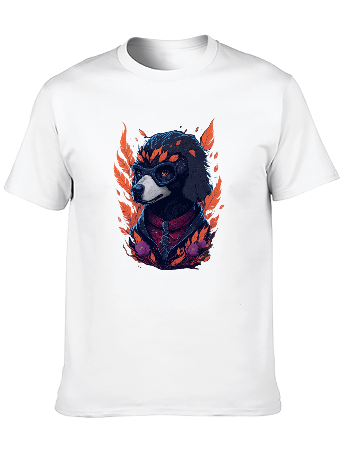 Cool Dog Graphic Tee - Unisex Black T-Shirt