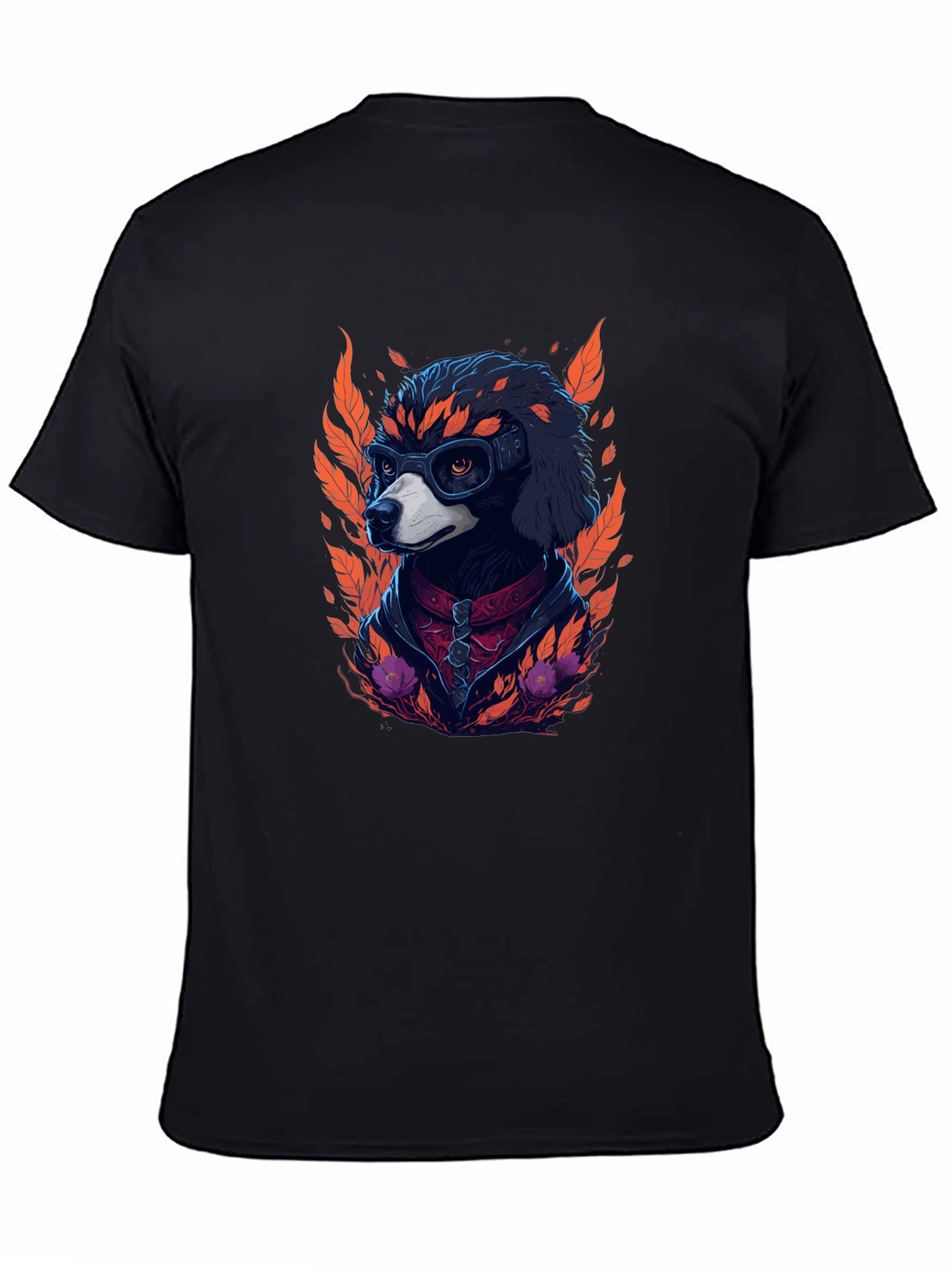 Cool Dog Graphic Tee - Unisex Black T-Shirt