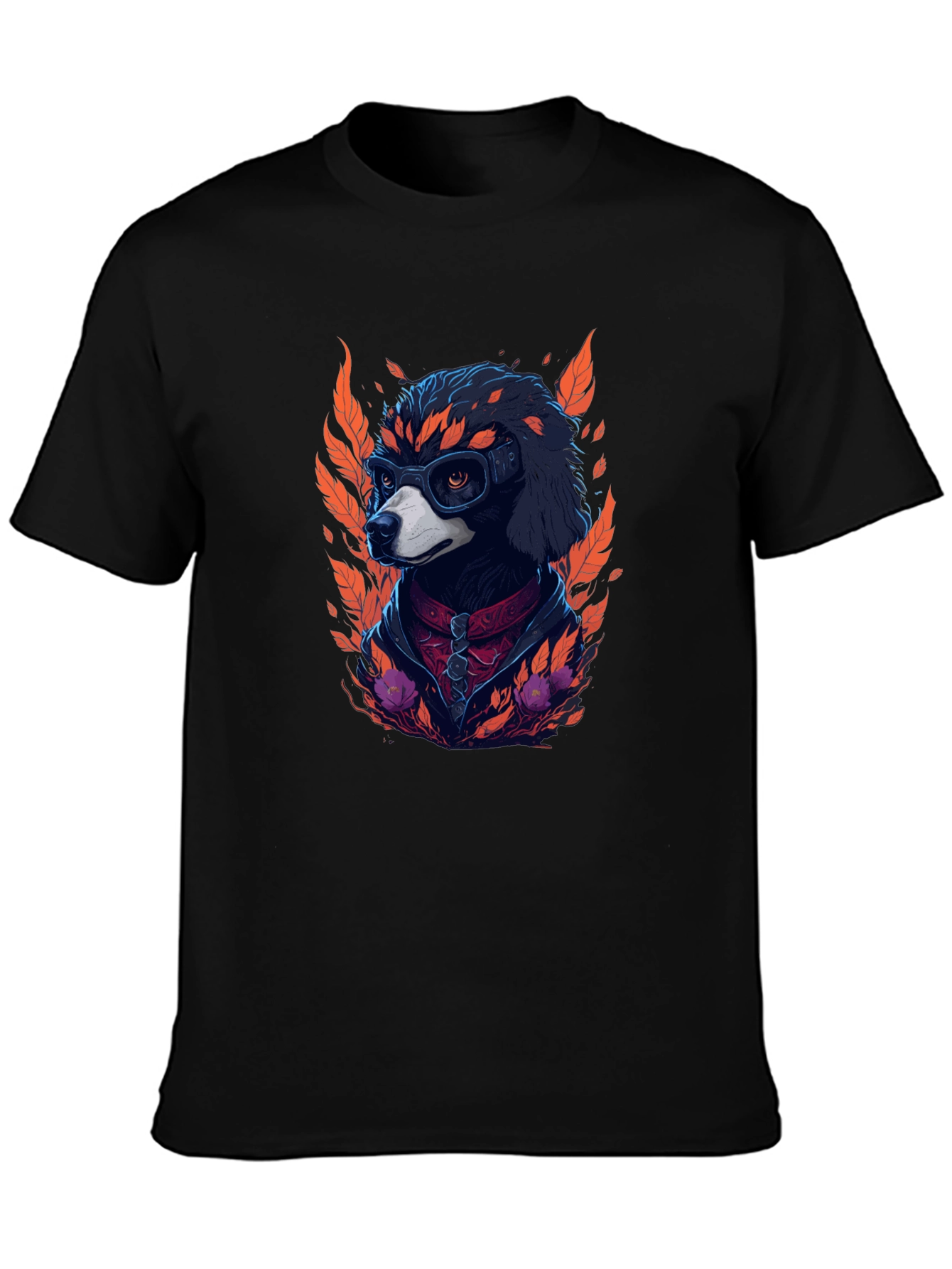 Cool Dog Graphic Tee - Unisex Black T-Shirt