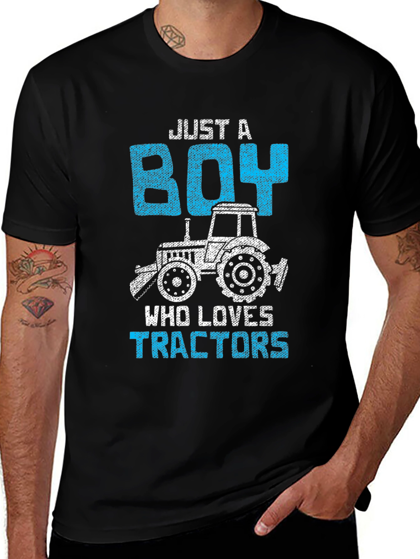 Just A Boy Who Loves Tractors T-Shirt