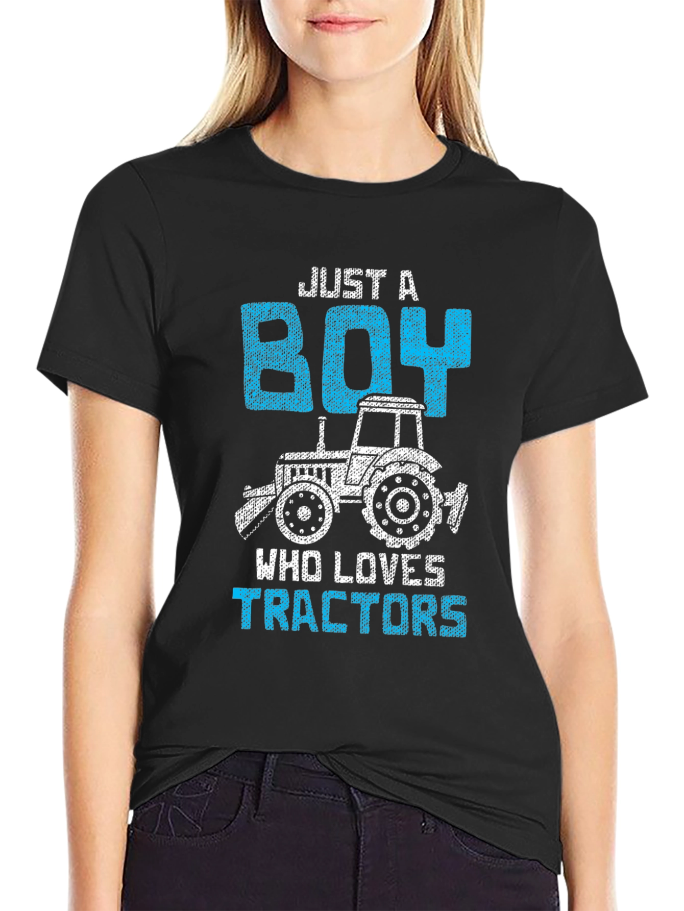 Just A Boy Who Loves Tractors T-Shirt