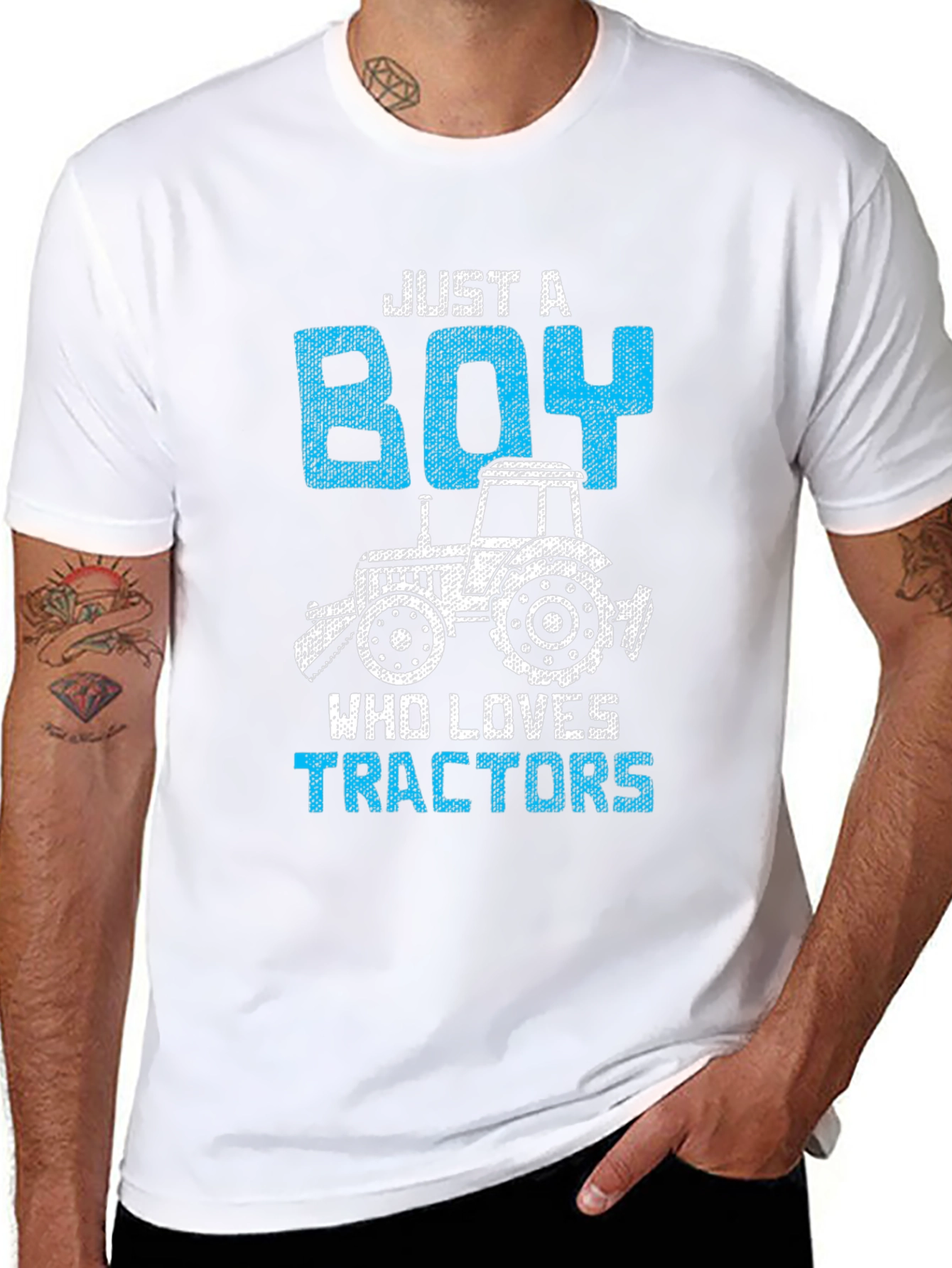 Just A Boy Who Loves Tractors T-Shirt