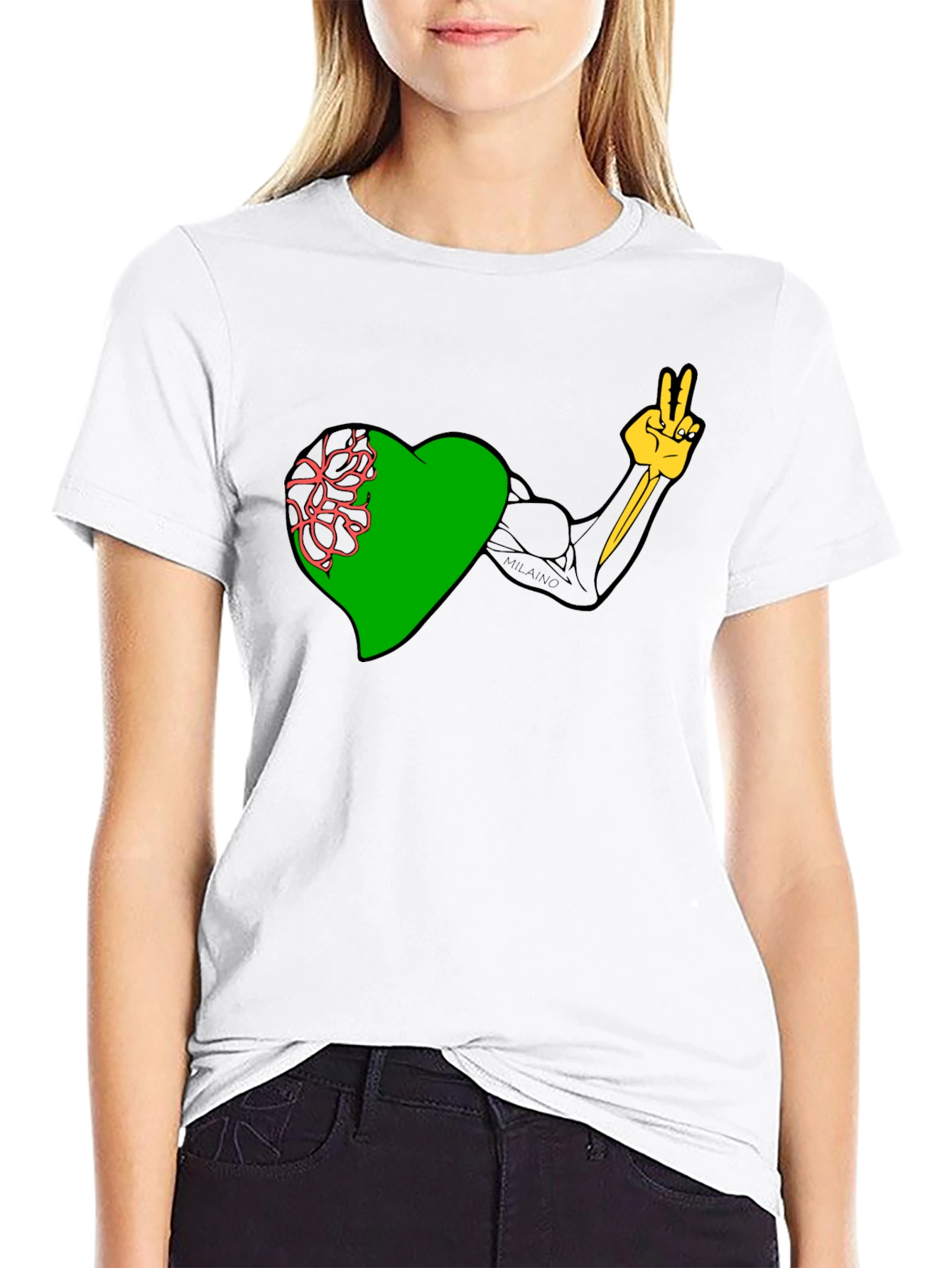 Heart & Muscle Graphic Tee