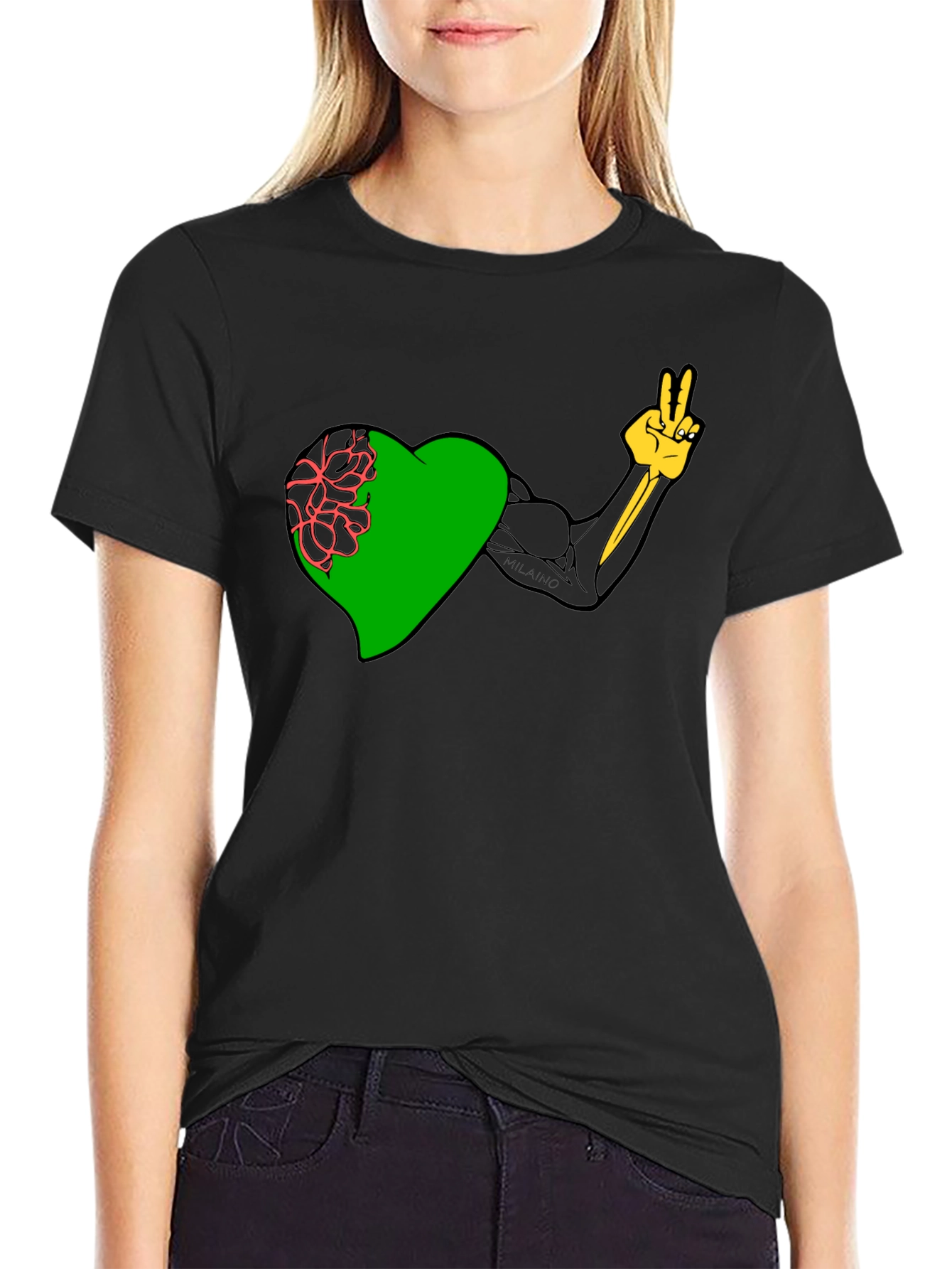 Heart & Muscle Graphic Tee