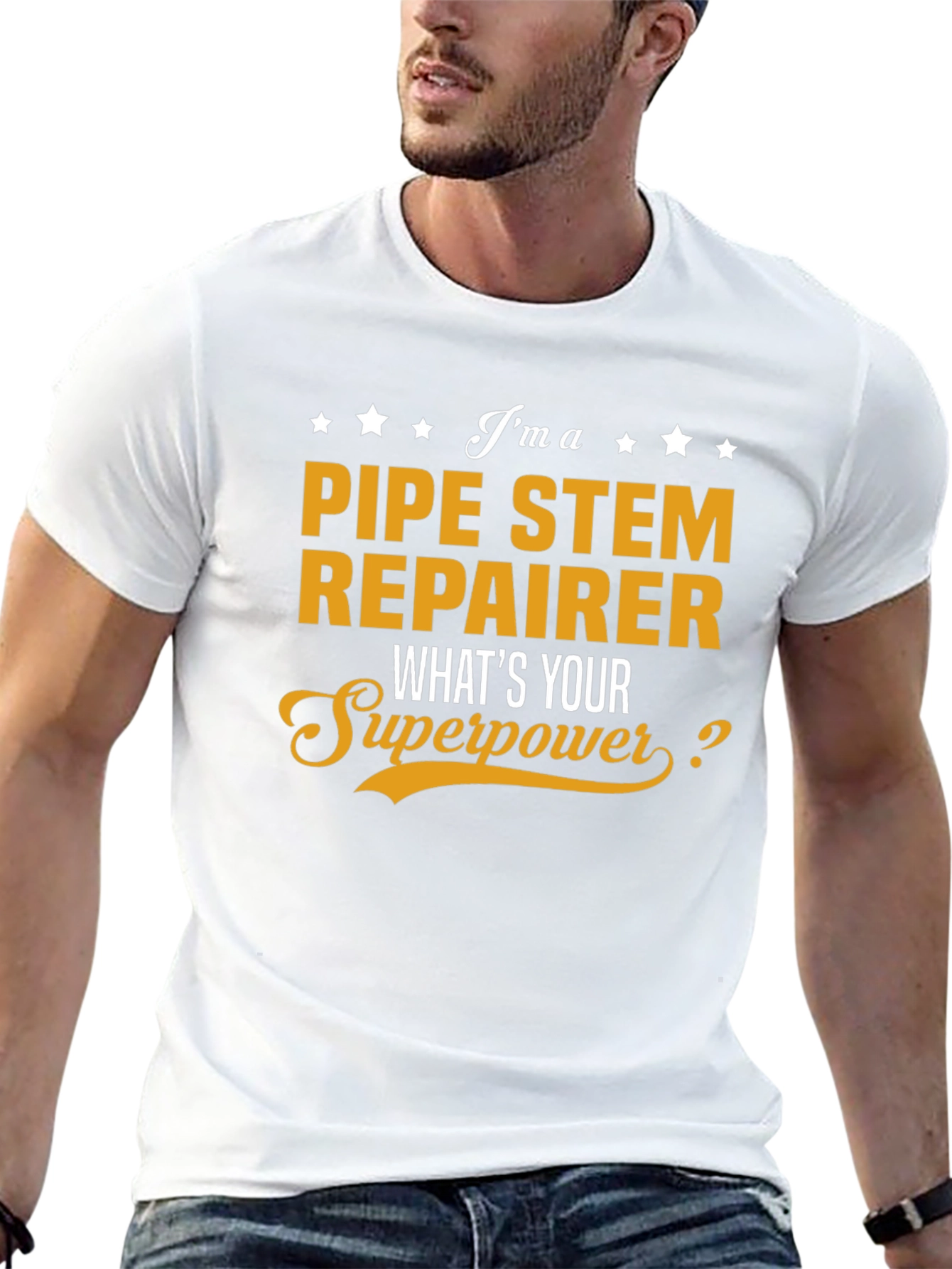 Pipe Stem Repairer Superpower T-Shirt