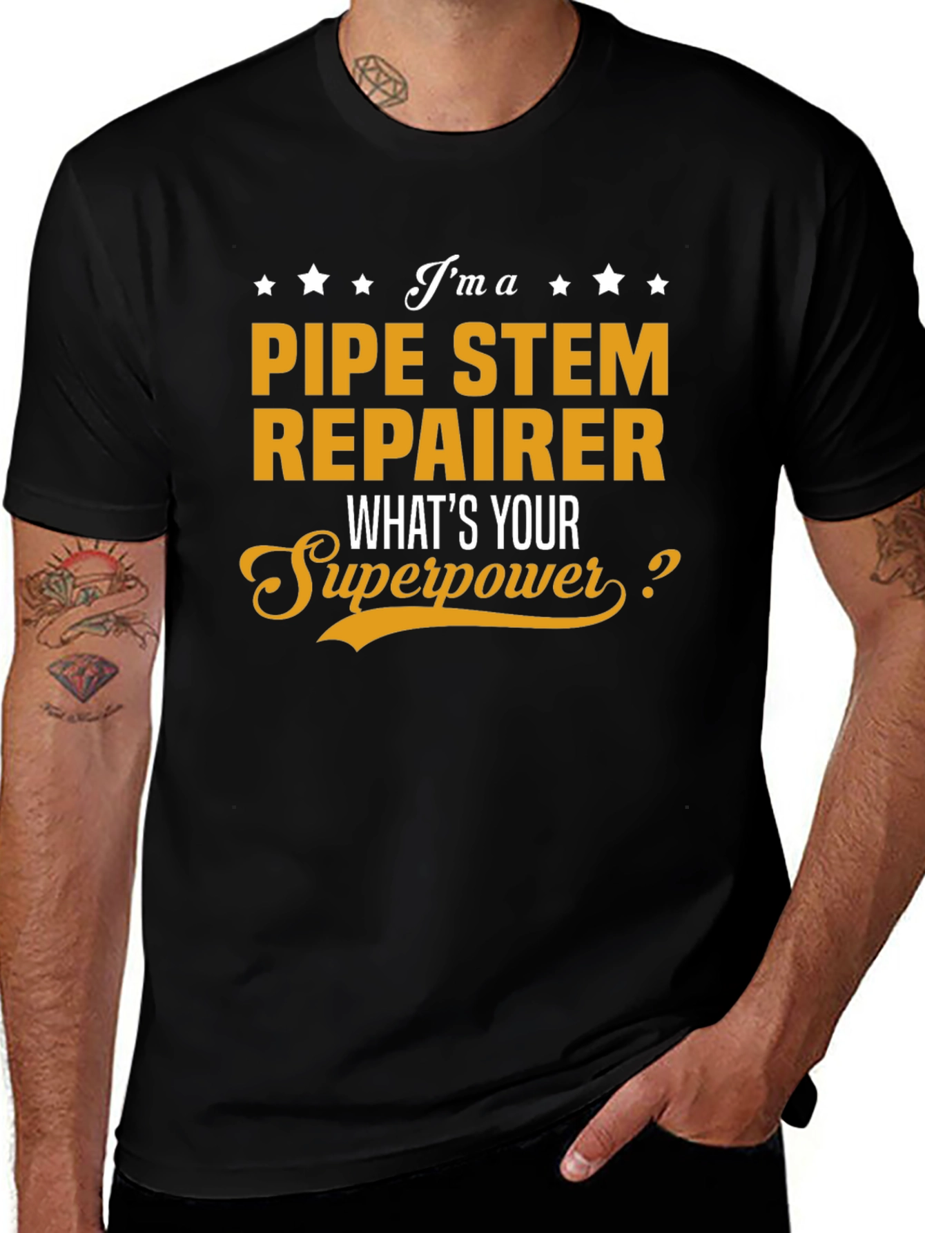 Pipe Stem Repairer Superpower T-Shirt