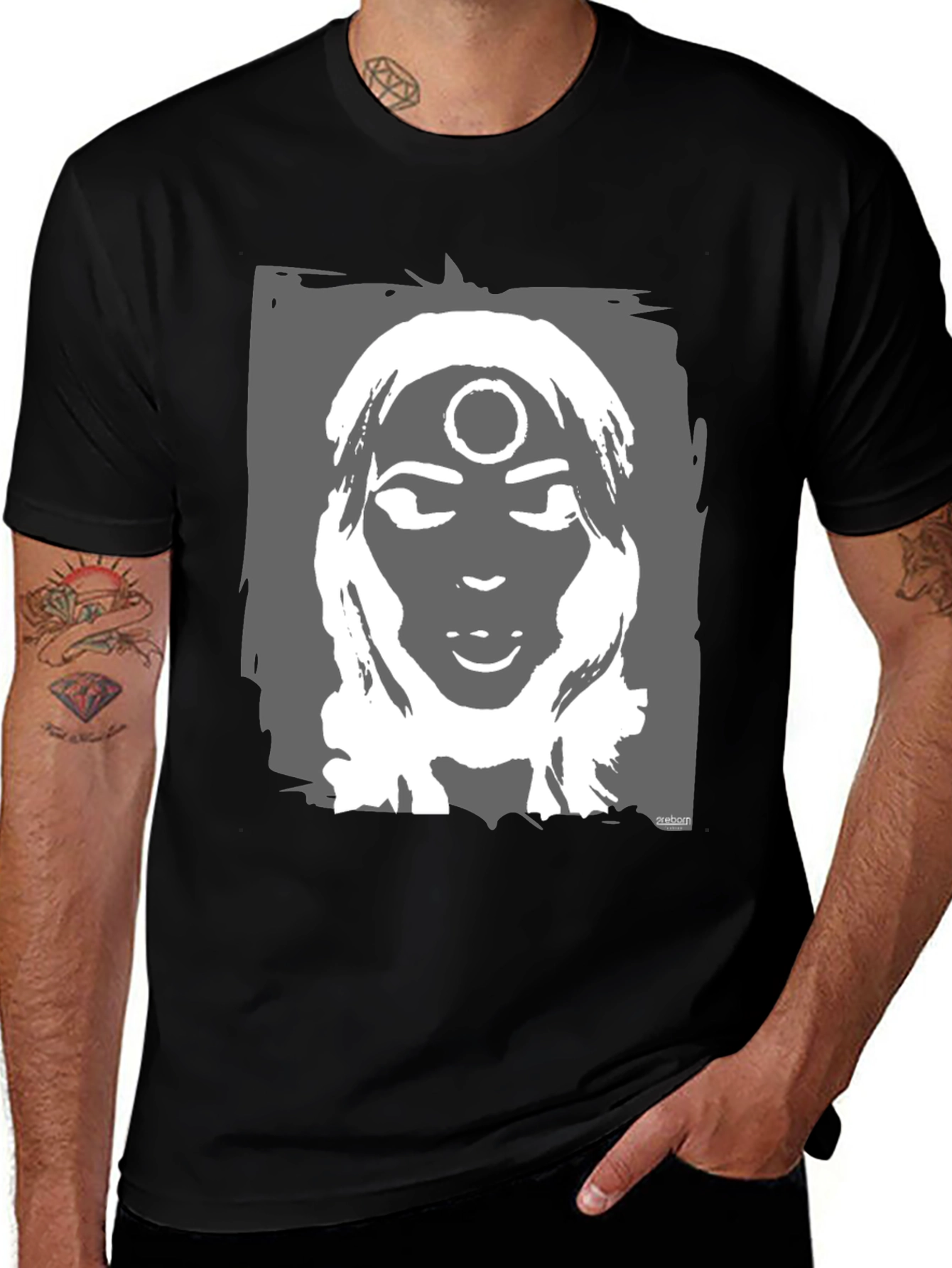 Black Graphic Tee - Third Eye Woman