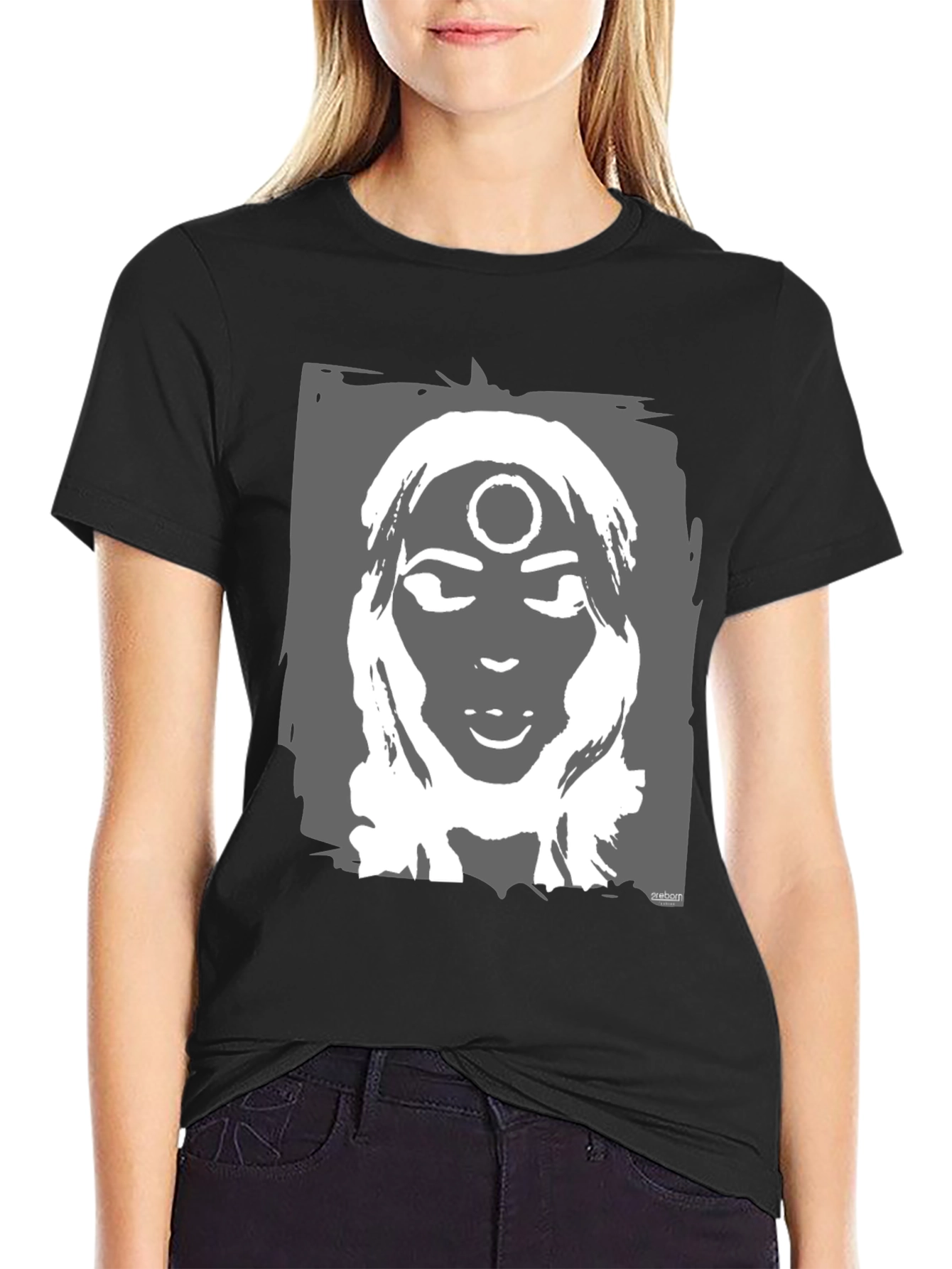 Black Graphic Tee - Third Eye Woman