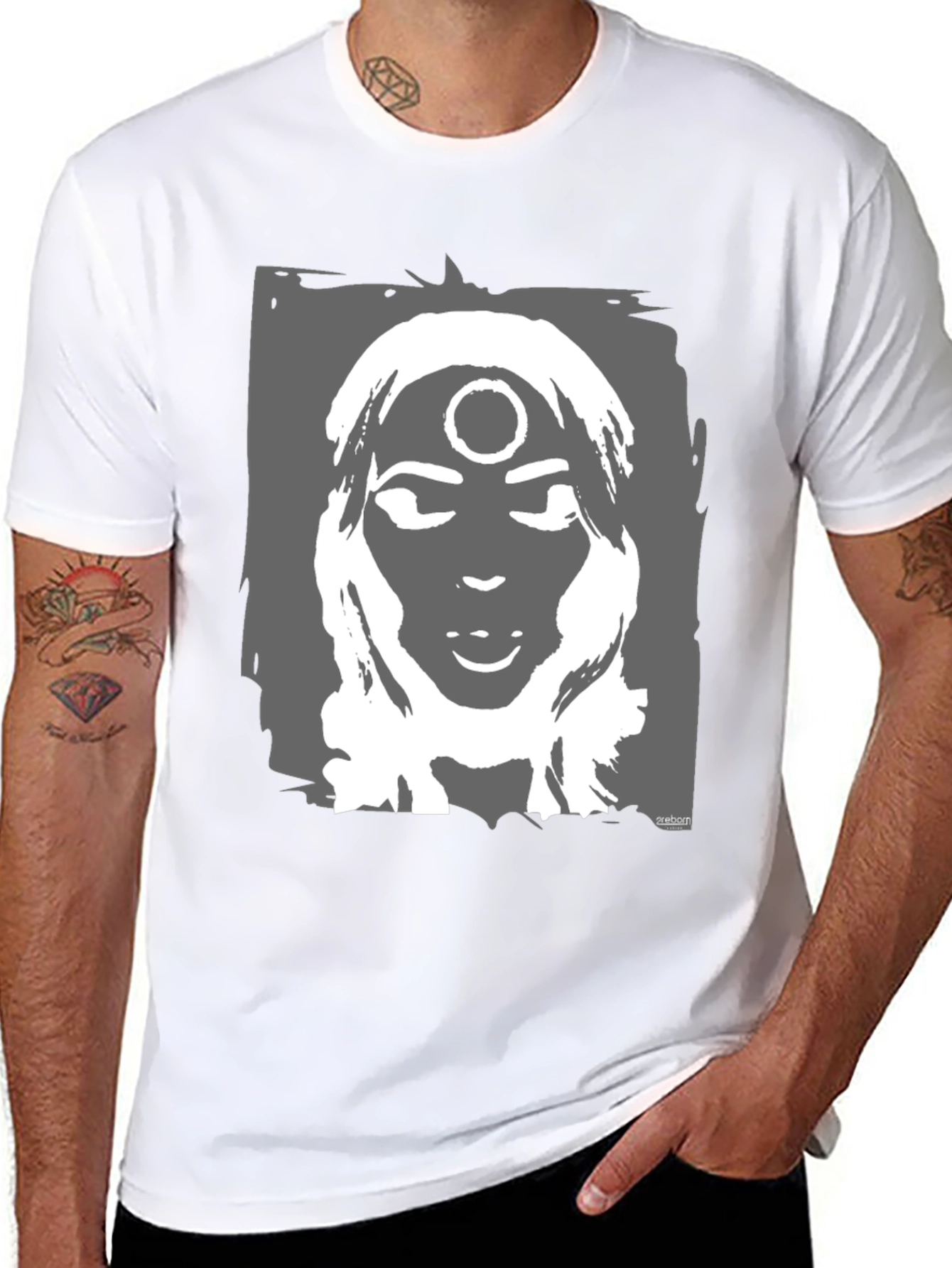 Black Graphic Tee - Third Eye Woman