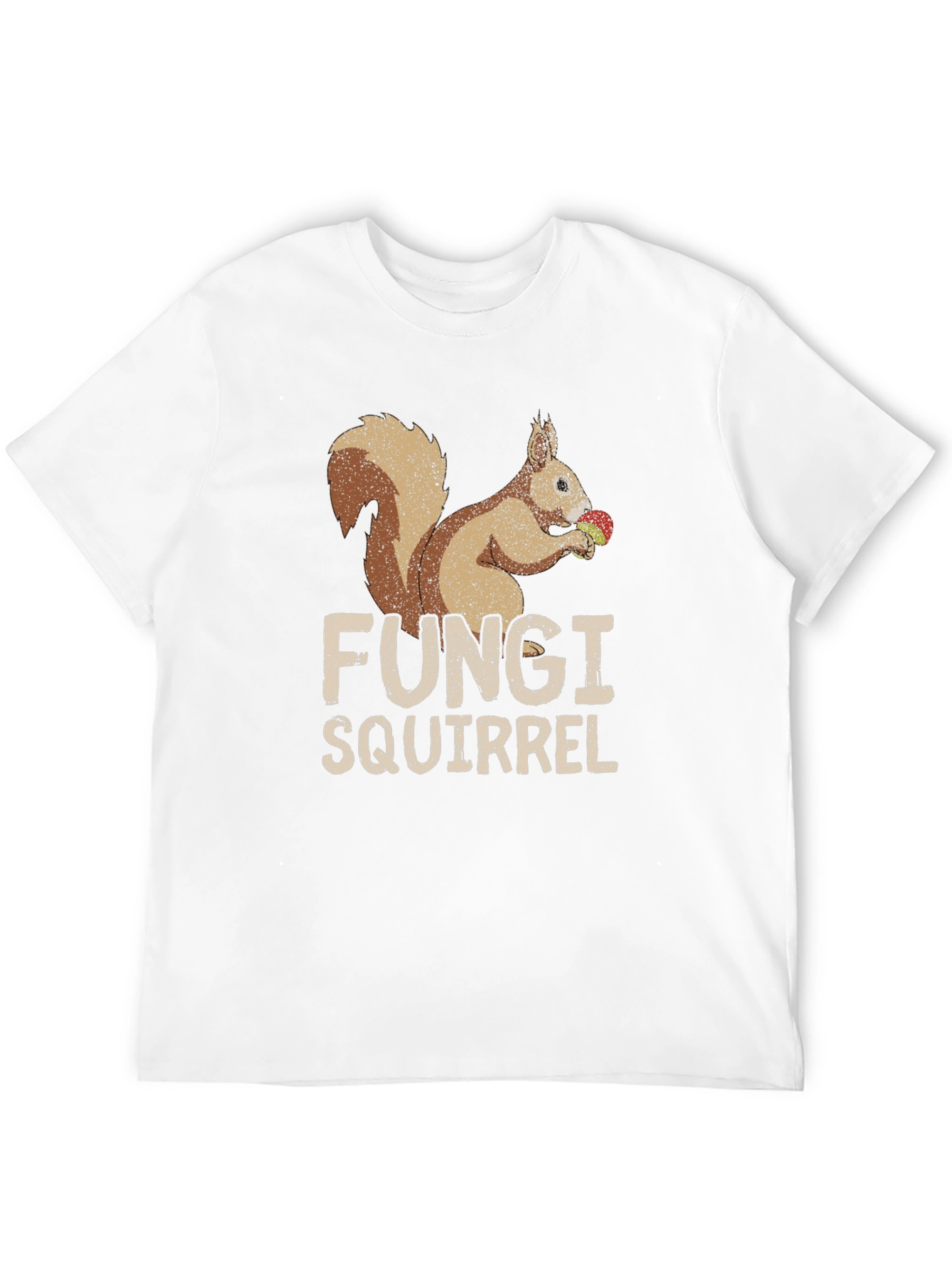 Fungi Squirrel Black T-Shirt