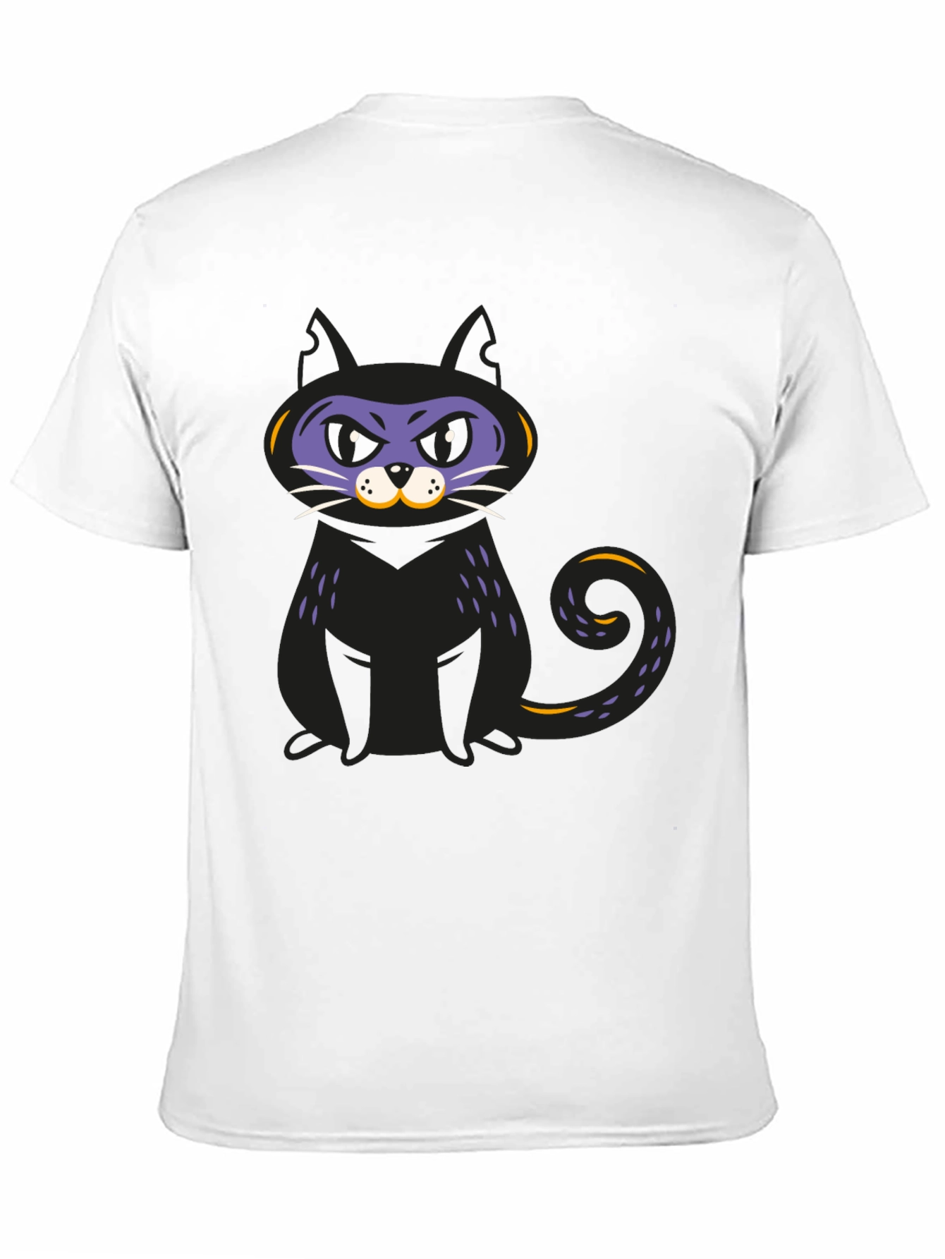 Black Cat Graphic T-Shirt - Halloween Fun