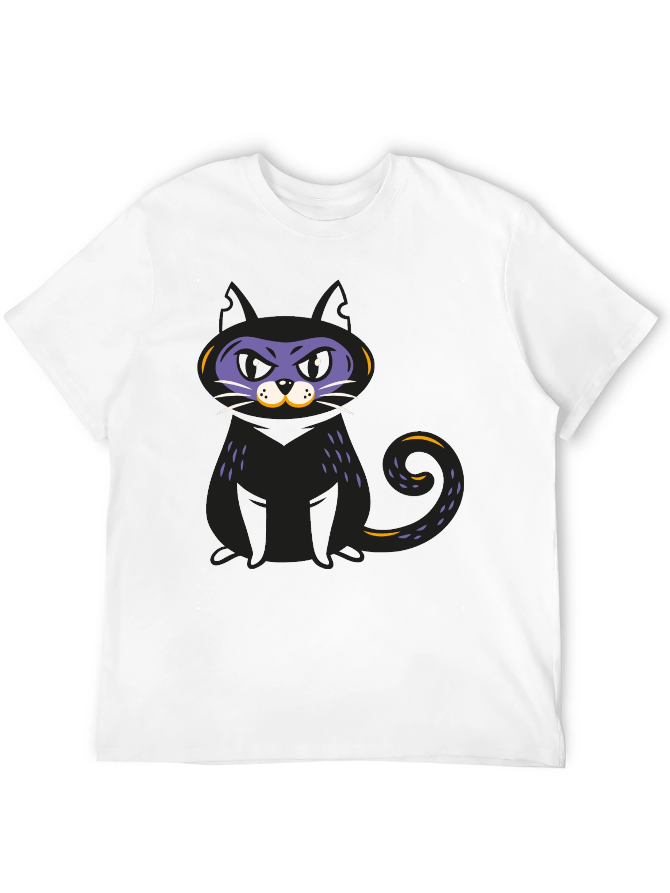 Black Cat Graphic T-Shirt - Halloween Fun