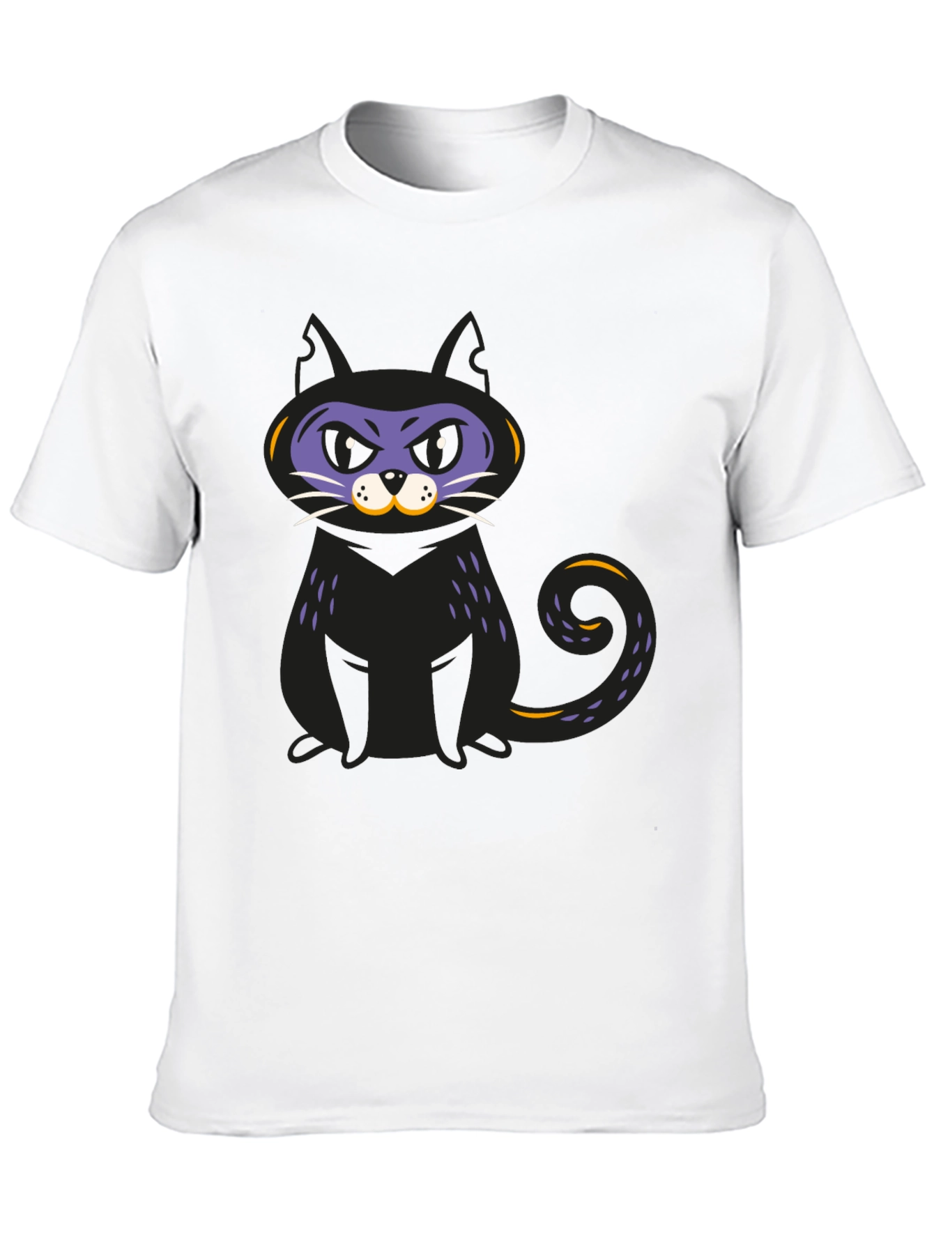 Black Cat Graphic T-Shirt - Halloween Fun