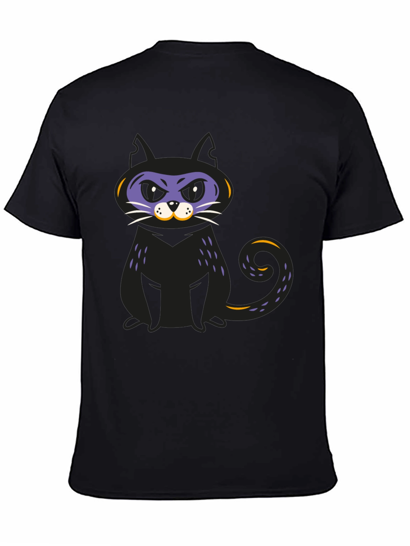 Black Cat Graphic T-Shirt - Halloween Fun