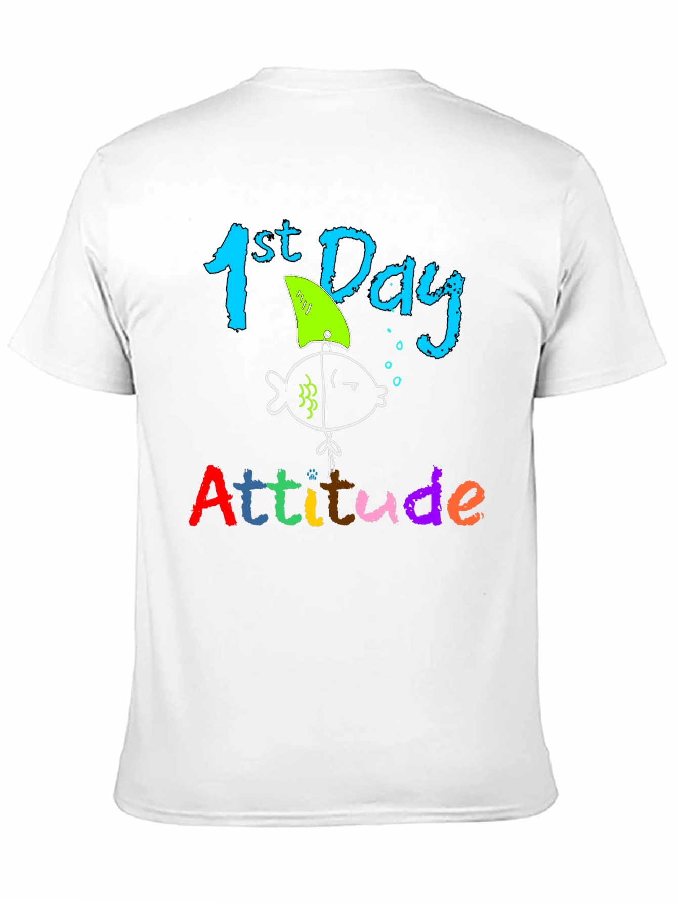 Funny 1st Day Attitude Shark Fin T-Shirt