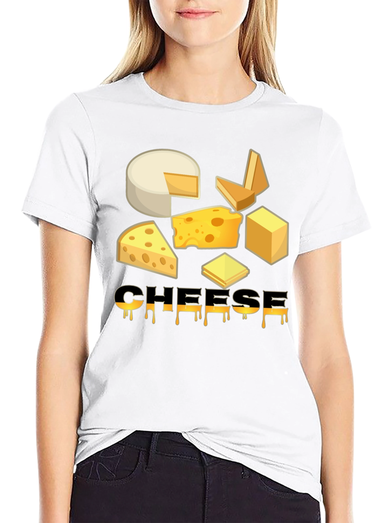 Cheese Lover T-Shirt - Funny Food Graphic Tee