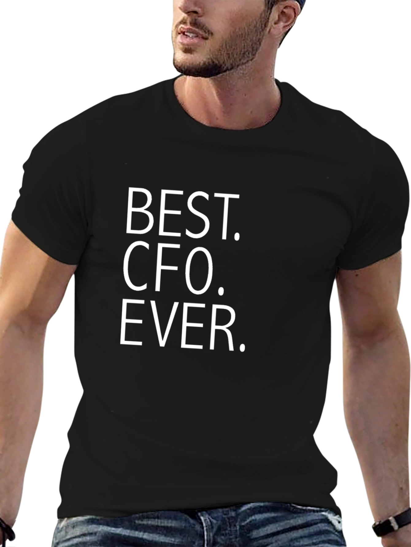Best CFO Ever. Black T-shirt