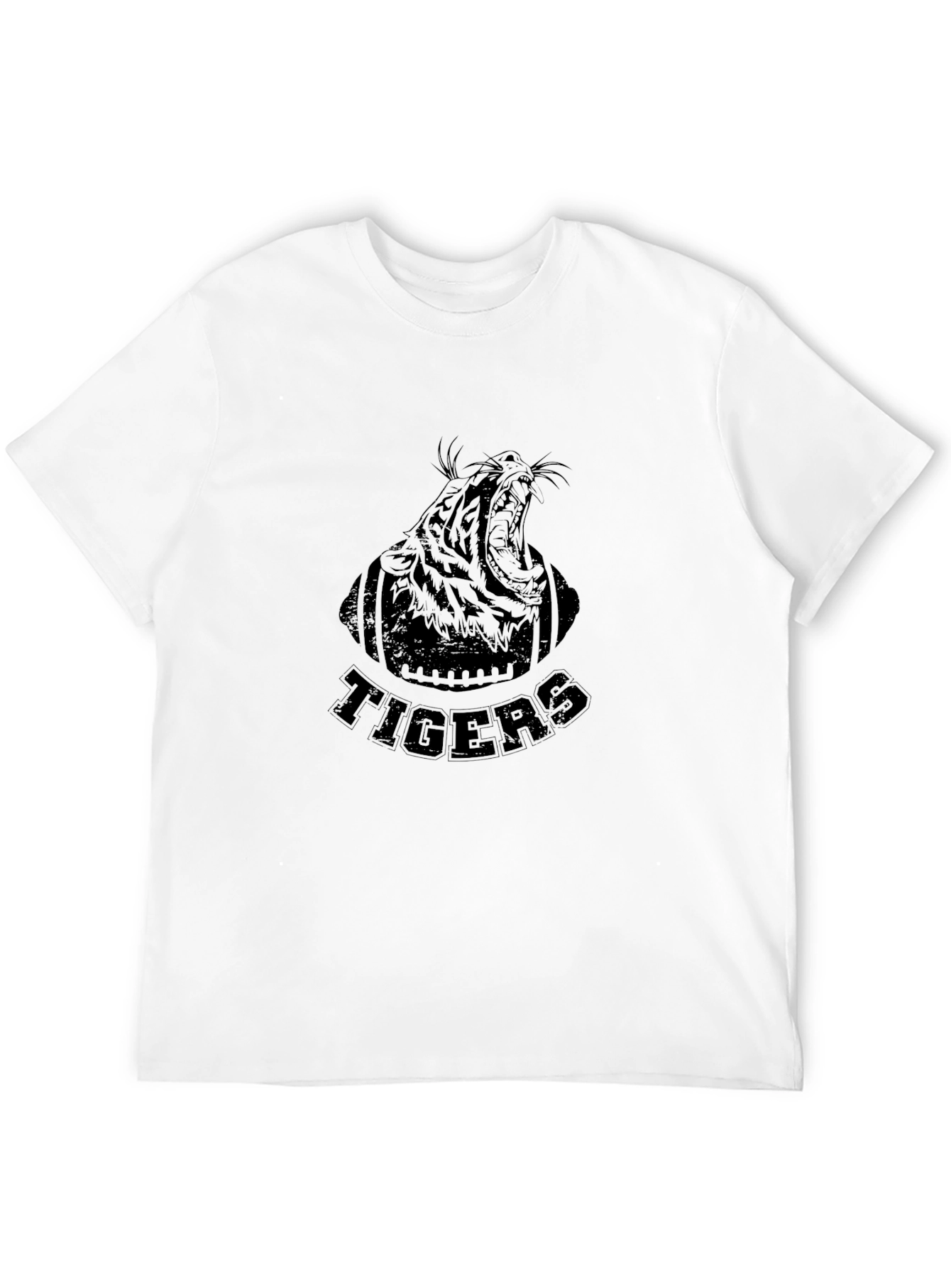 Tigers Football Graphic Tee - Black