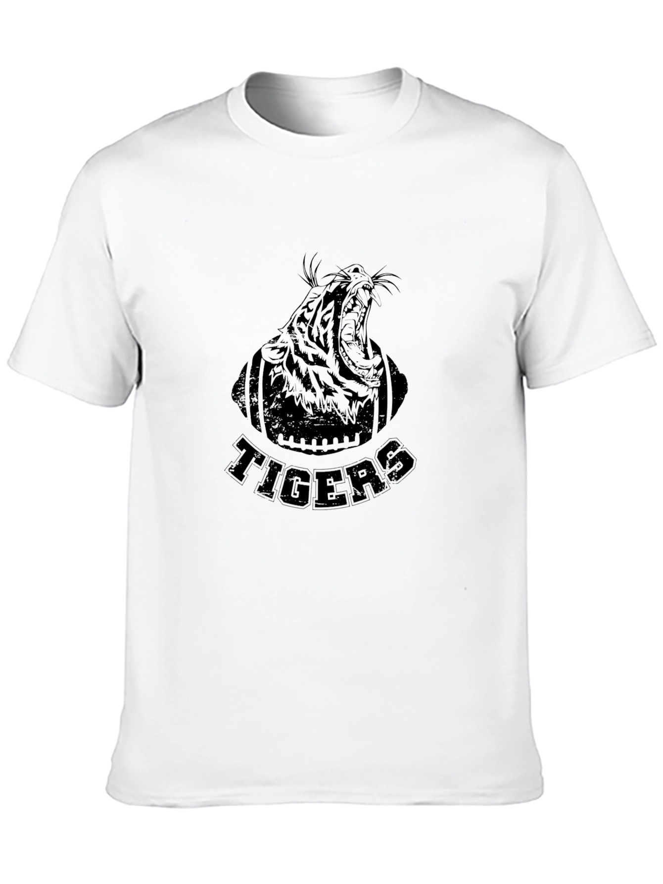 Tigers Football Graphic Tee - Black