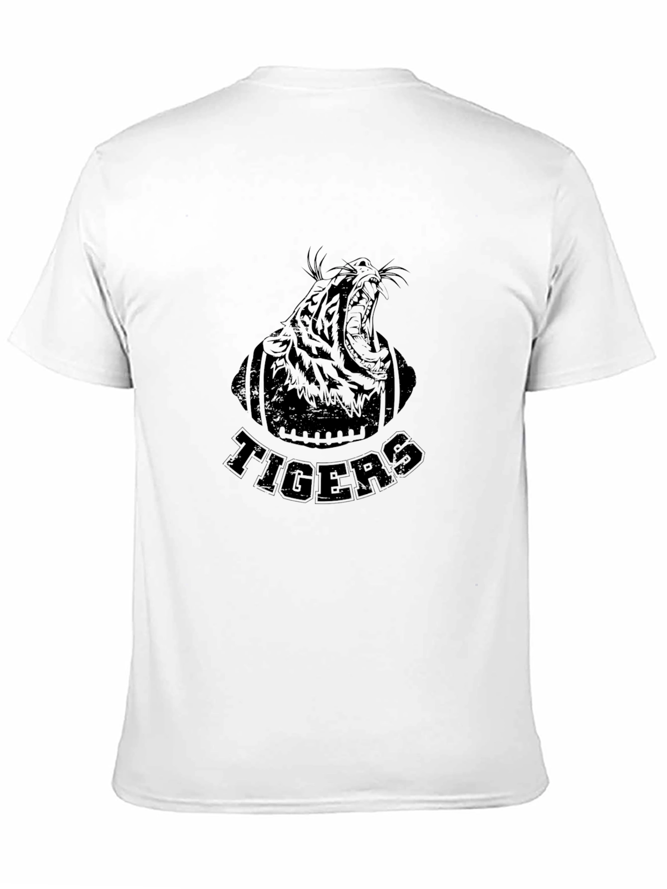 Tigers Football Graphic Tee - Black