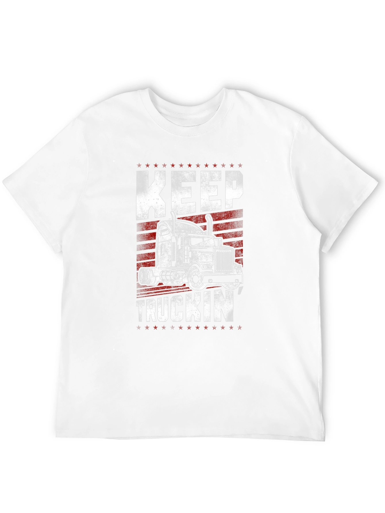 Keep Truckin Black Graphic Tee