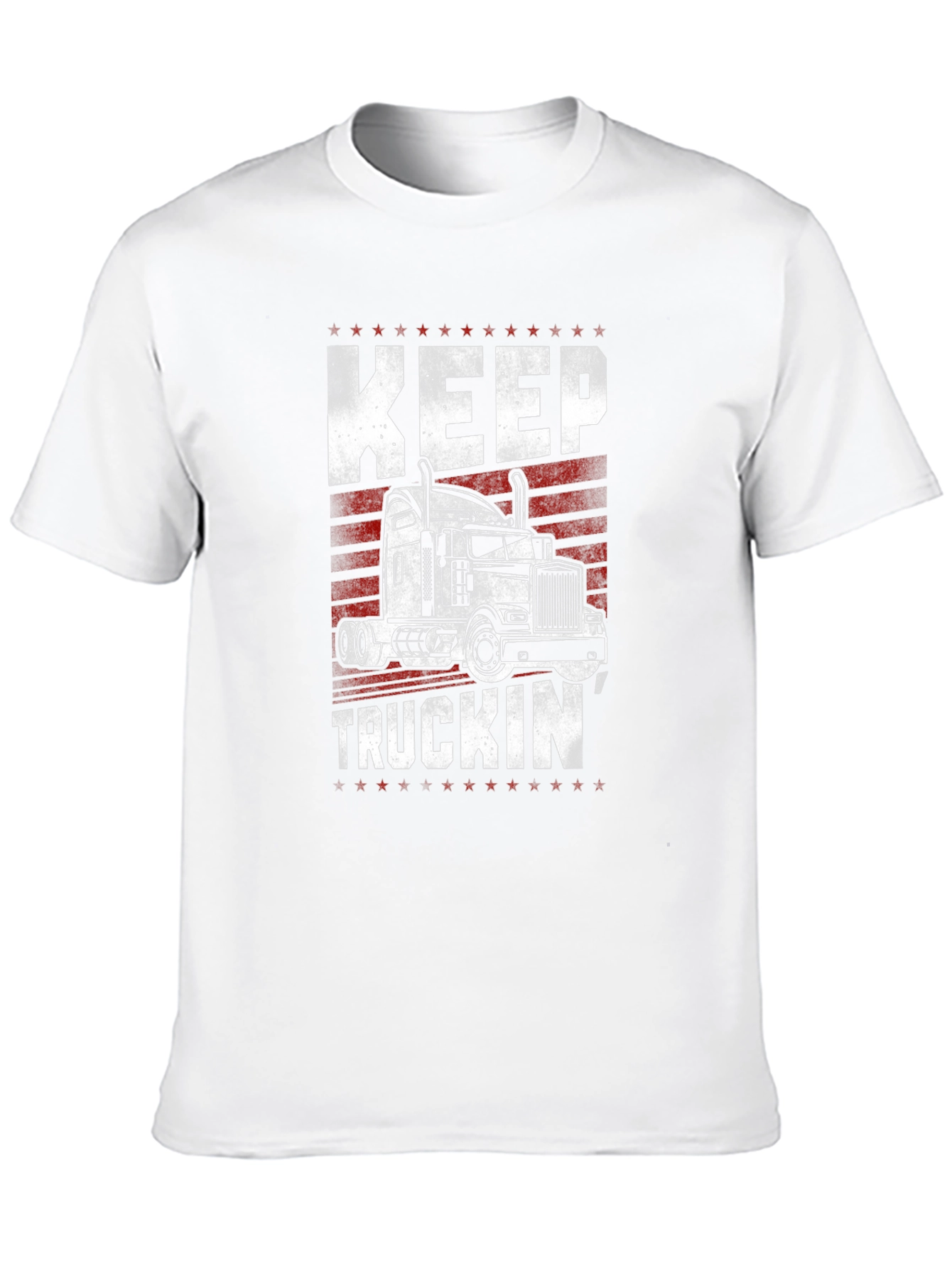 Keep Truckin Black Graphic Tee